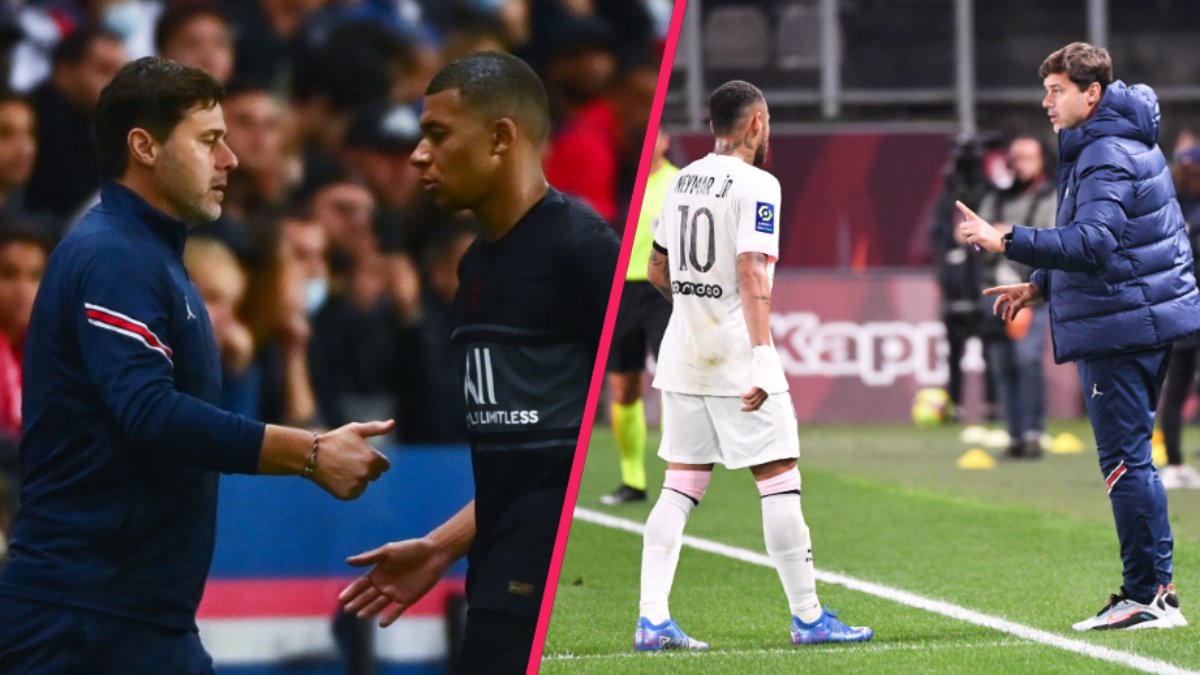 Mauricio Pochettino affirme s'être entretenu avec Kylian Mbappé et Neymar concernant le supposé froid entre les deux joueurs. Icon Sport