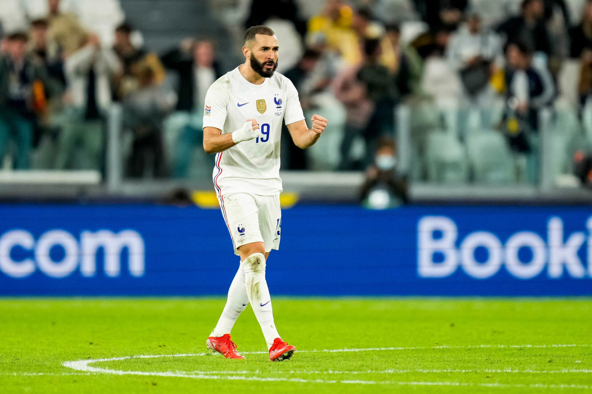 Buteur contre la Belgique, Karim Benzema avait relancé l'équipe de France, pourtant mal en point contre les Belges. Icon Sport