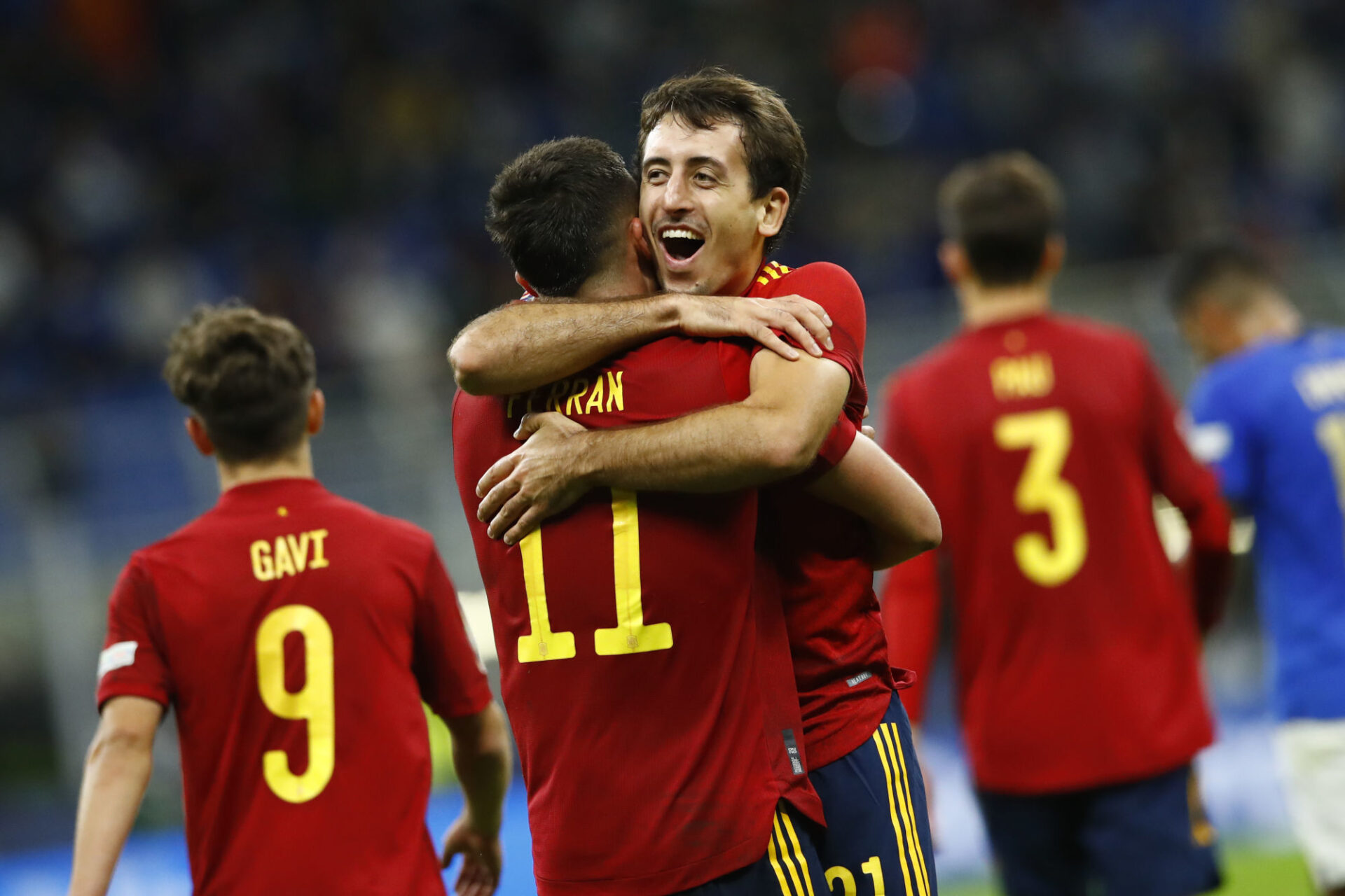 Mikel Oyarzabal et l'Espagne ont tiré les ficelles contre l'Italie, impuissante. Icon Sport