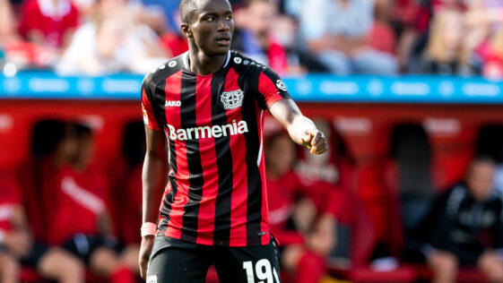 Moussa Diaby, sous les couleurs du Bayer Leverkusen. Icon Sport