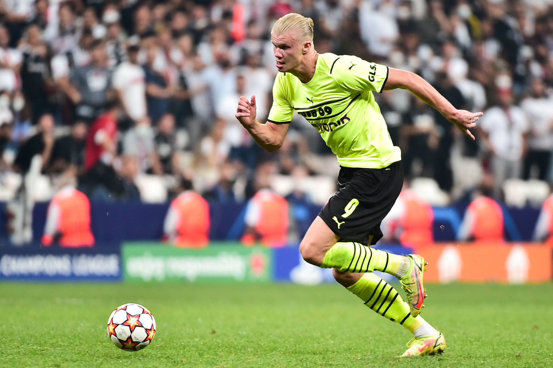 Erling Haaland au Borussia Dortmund. Icon Sport