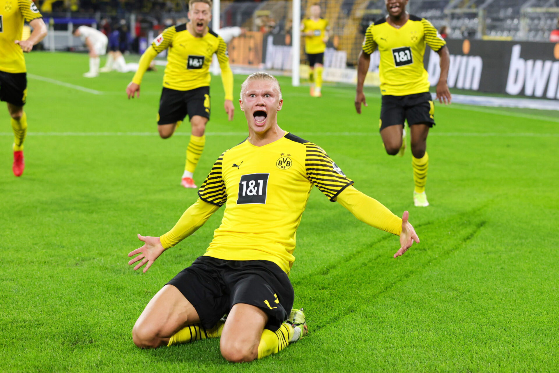 Erling Haaland devrait quitter le Borussia Dortmund &agrave; la fin de la saison, et le PSG serait pr&ecirc;t &agrave; faire des folies pour lui. Icon Sport
