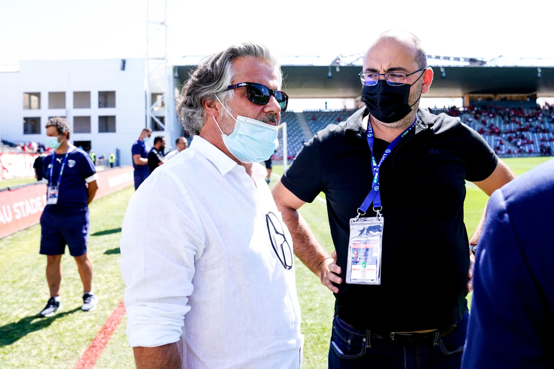 Vincent Labrune, le président de la Ligue de Football Professionnel (LFP) qui a confirmé la Ligue 1 à 18 clubs en 2023-2024. Icon Sport