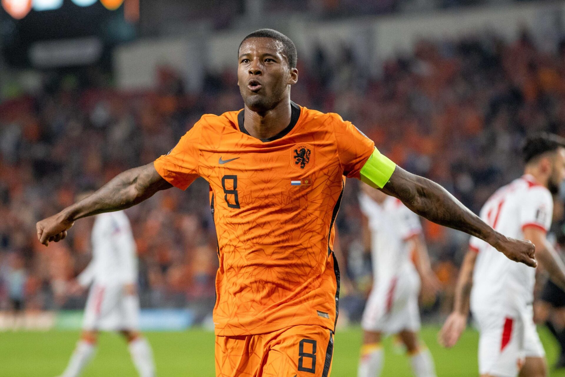 Avec la sélection néerlandaise, Georginio Wijnaldum enchaîne les matches sous la houlette de Louis Van Gaal. Icon Sport