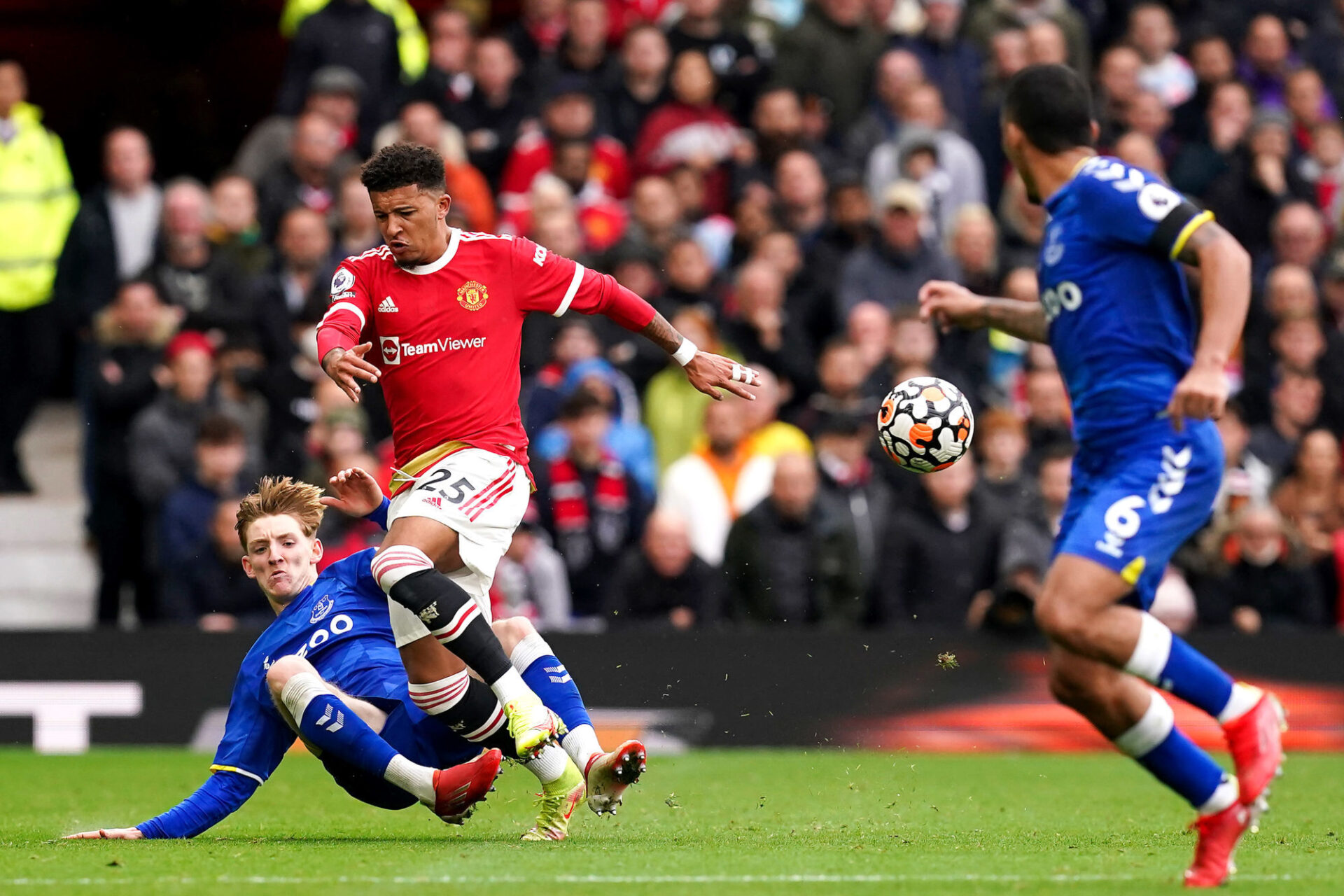 Jadon Sancho a eu une premi&egrave;re saison difficile avec Manchester United (Icon Sport)