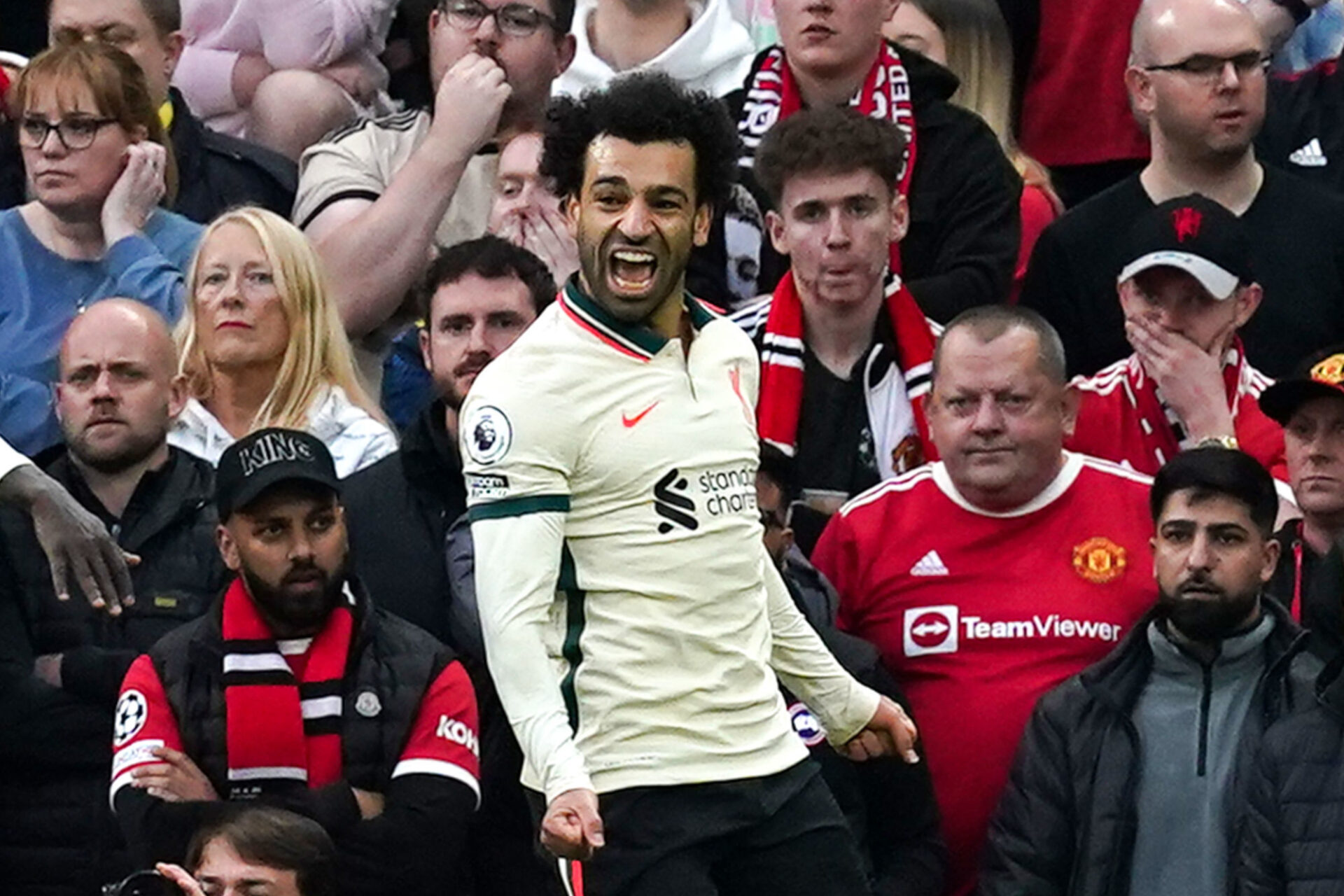 Mohamed Salah a marché sur Manchester United et a terminé la rencontre avec un triplé. Icon Sport