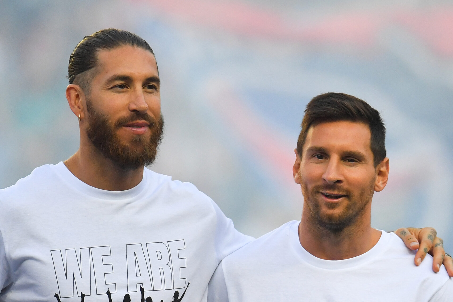 Sergio Ramos n'a pas encore eu l'occasion de jouer avec Lionel Messi sous les couleurs du PSG (iconsport) Sergio Ramos n'a pas encore eu l'occasion de jouer avec Lionel Messi sous les couleurs du PSG (iconsport)