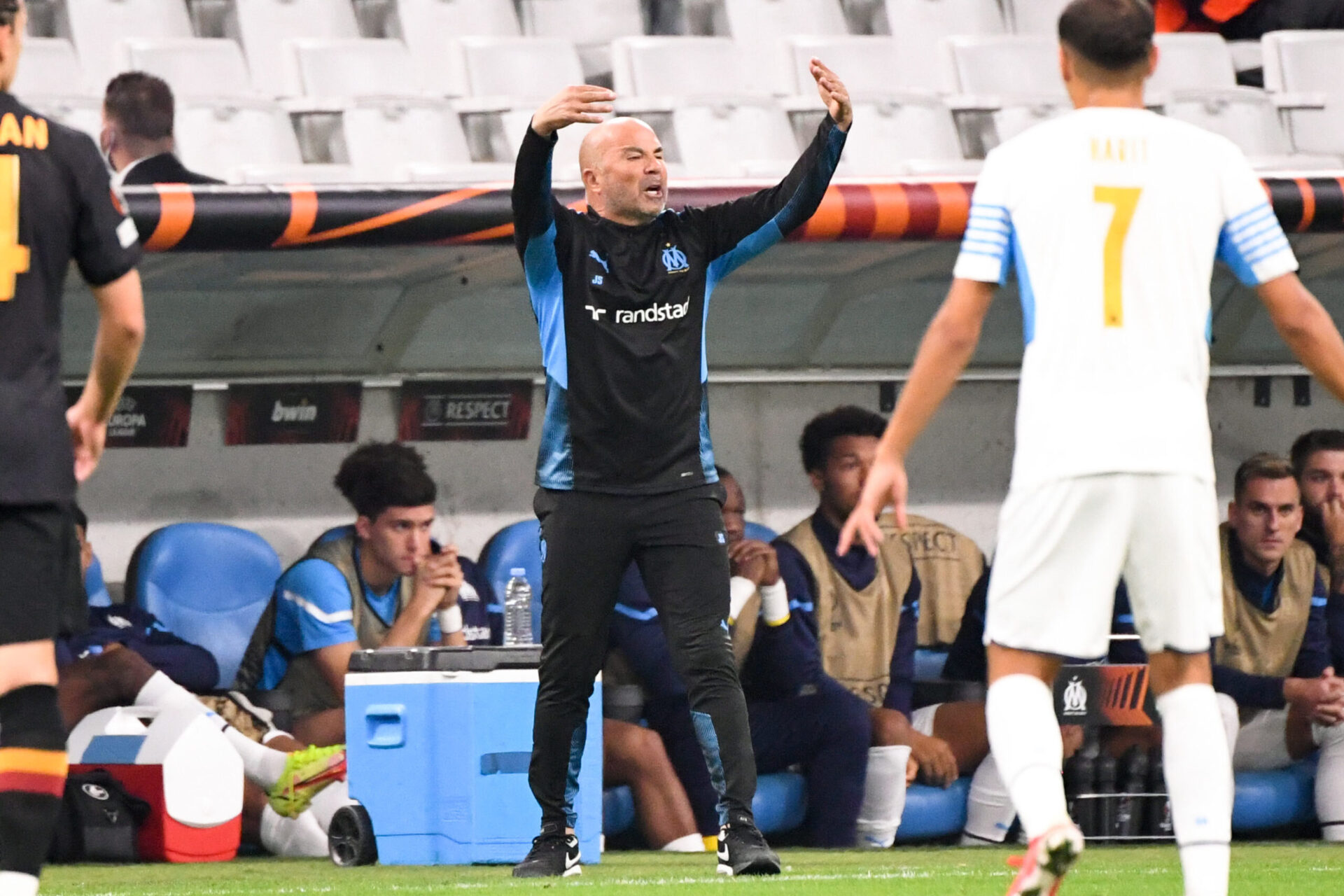 Jorge Sampaoli sur le banc marseillais (iconsport)