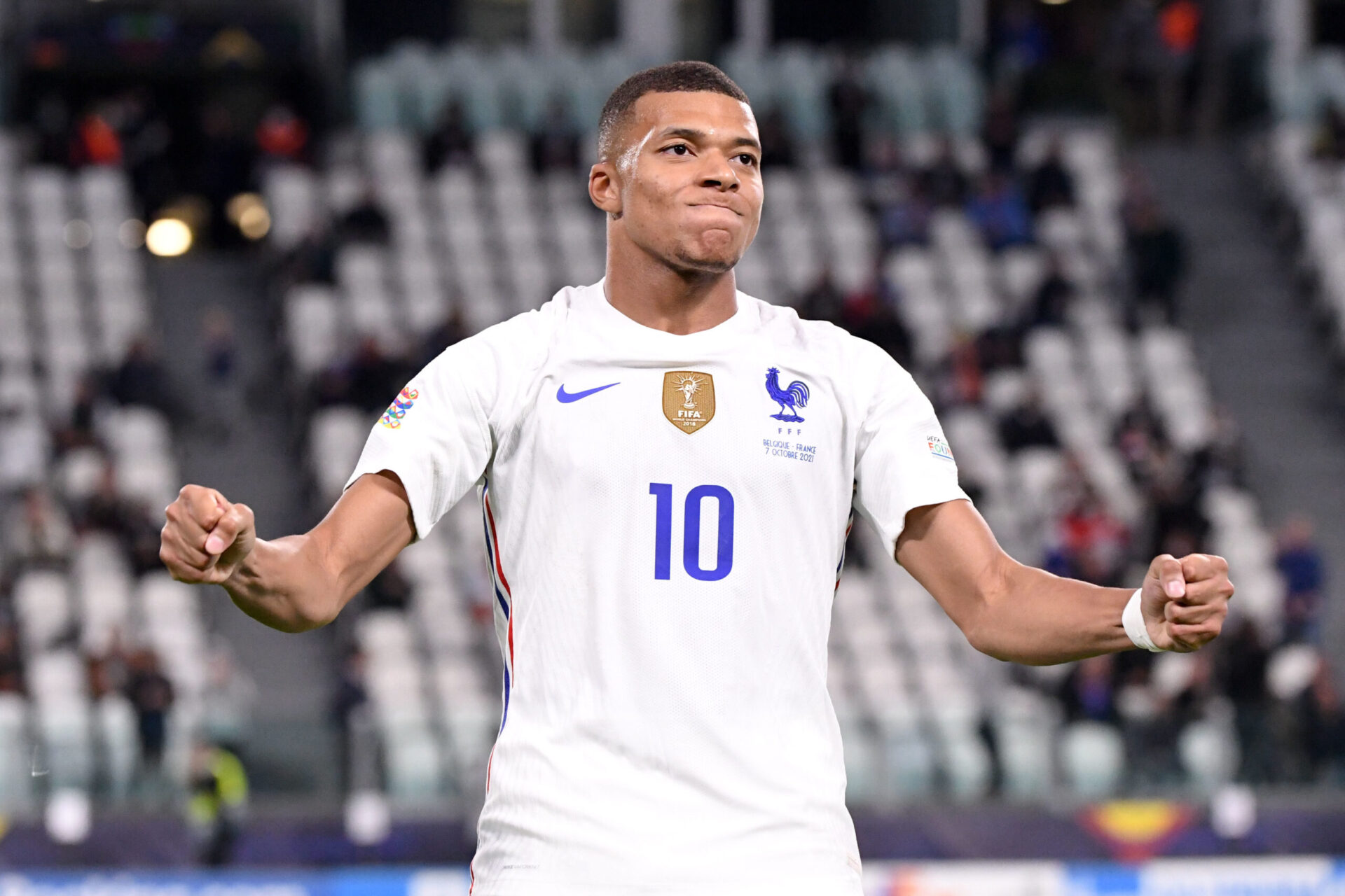 La joie de Mbappé lors de son but (iconsport)