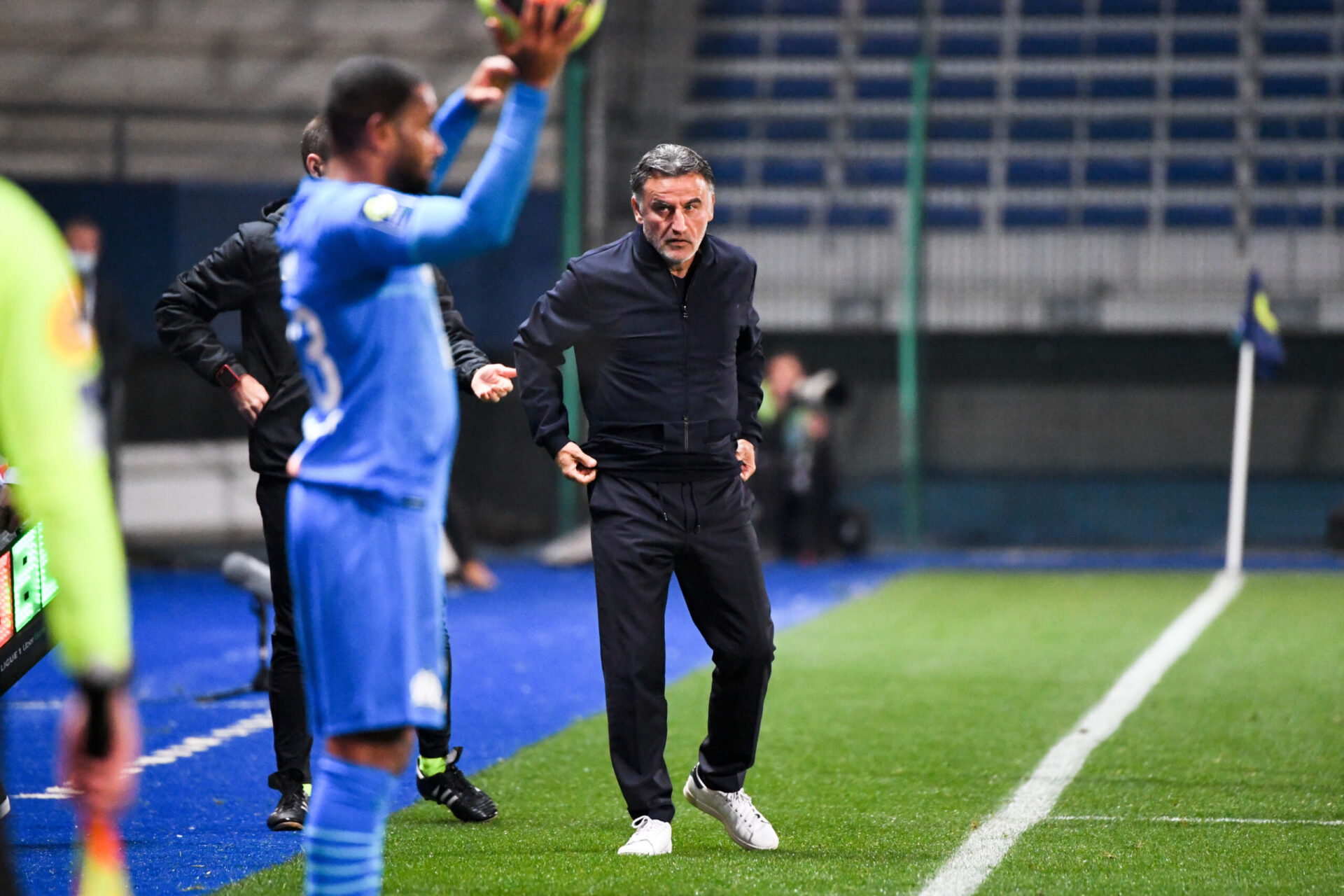 Christophe Galtier sur le banc ni&ccedil;ois (iconsport)