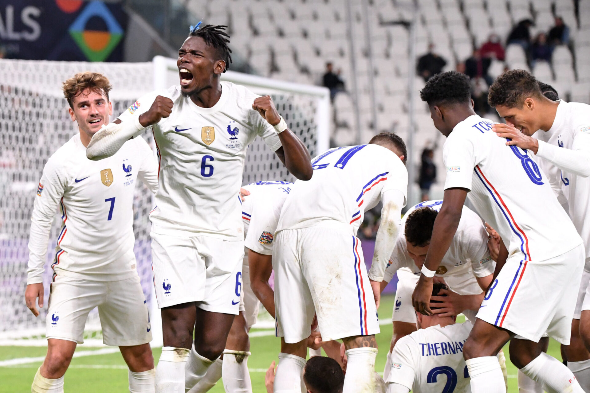 Menés à la pause, les Bleus ont tout renversé en seconde période pour envoyer la France en finale de Ligue des nations (iconsport)