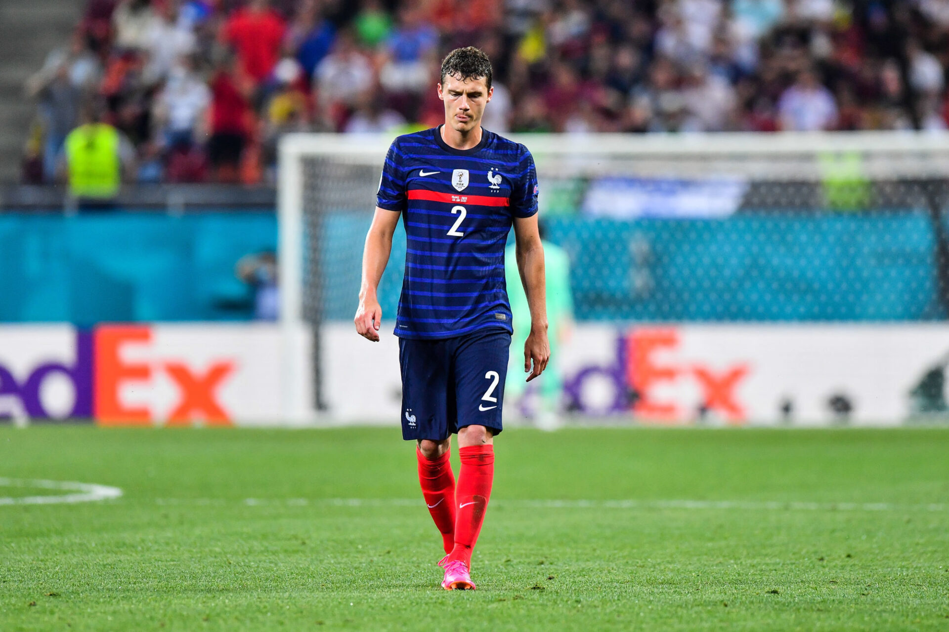 Benjamin Pavard évoluera piston droit contre la Belgique. Icon Sport
