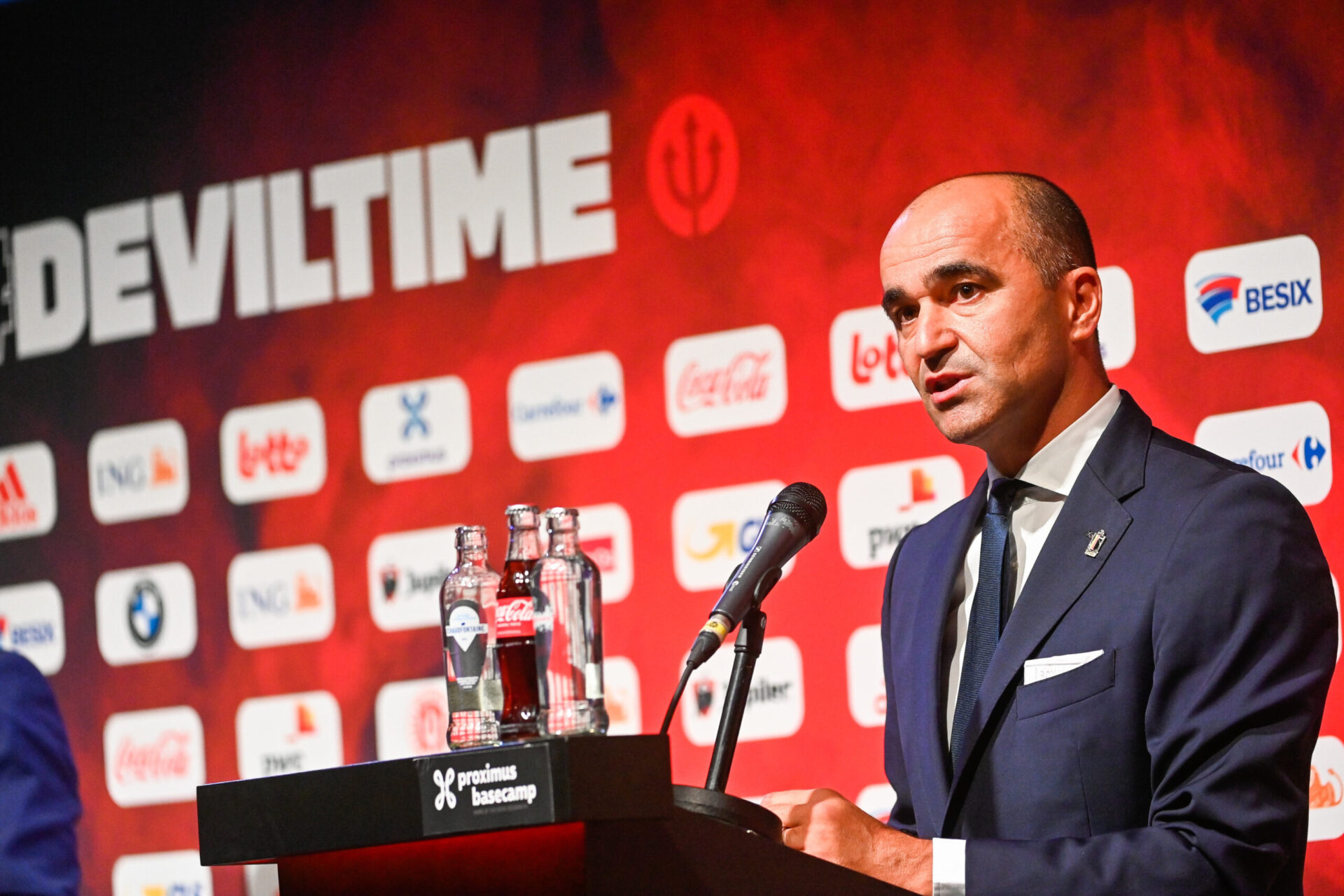 Roberto Martinez a donné la liste des 23 joueurs retenus pour le Final Four en Ligue des Nations. Icon Sport