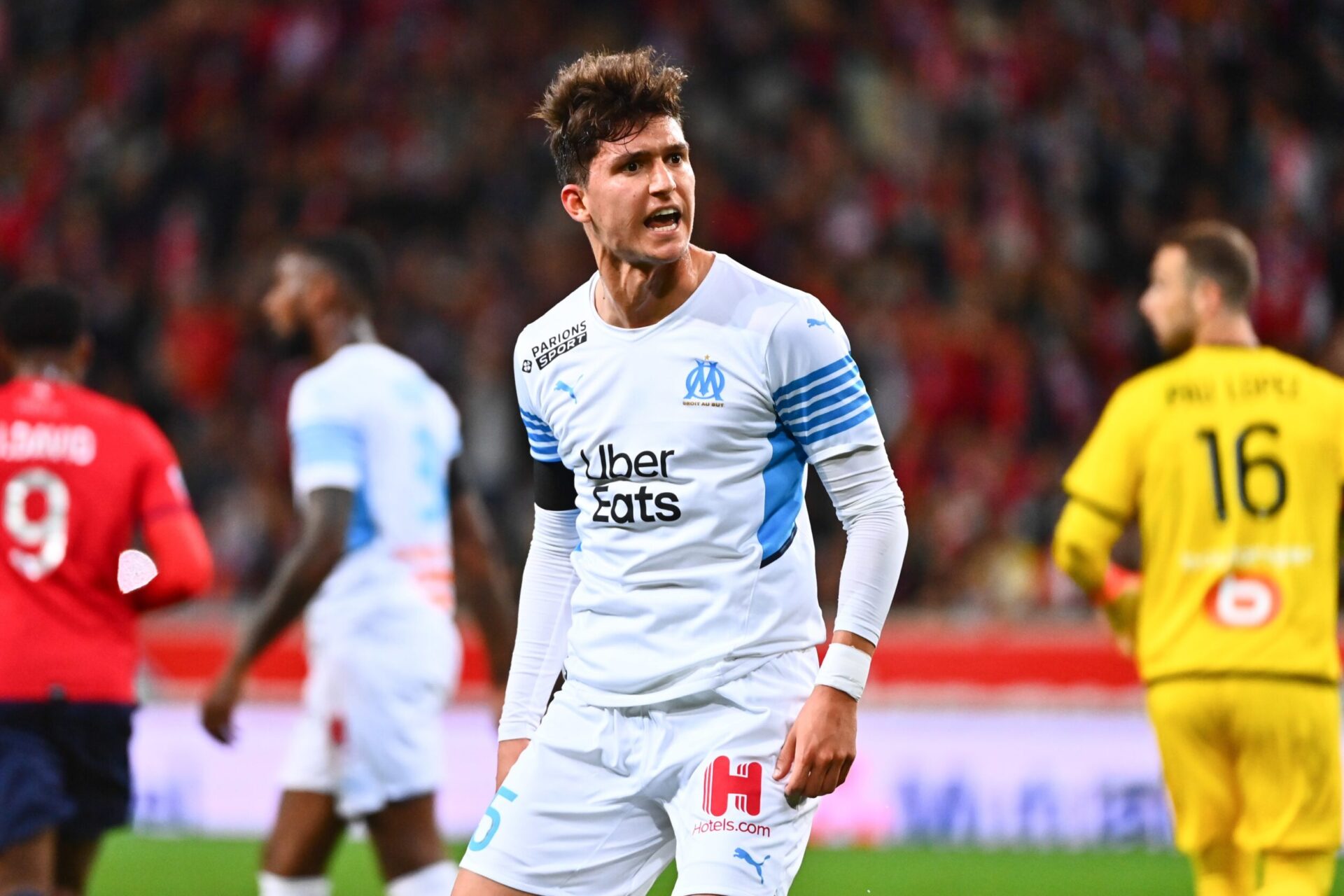 Leonardo Balerdi sous le maillot de l'OM (Icon Sport) Leonardo Balerdi sous le maillot de l'OM (Icon Sport)