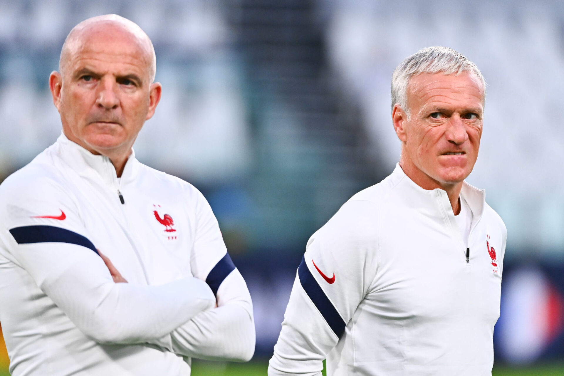 Didier Deschamps attend des Bleus qu'ils dominent la Belgique dans le jeu. Icon Sport