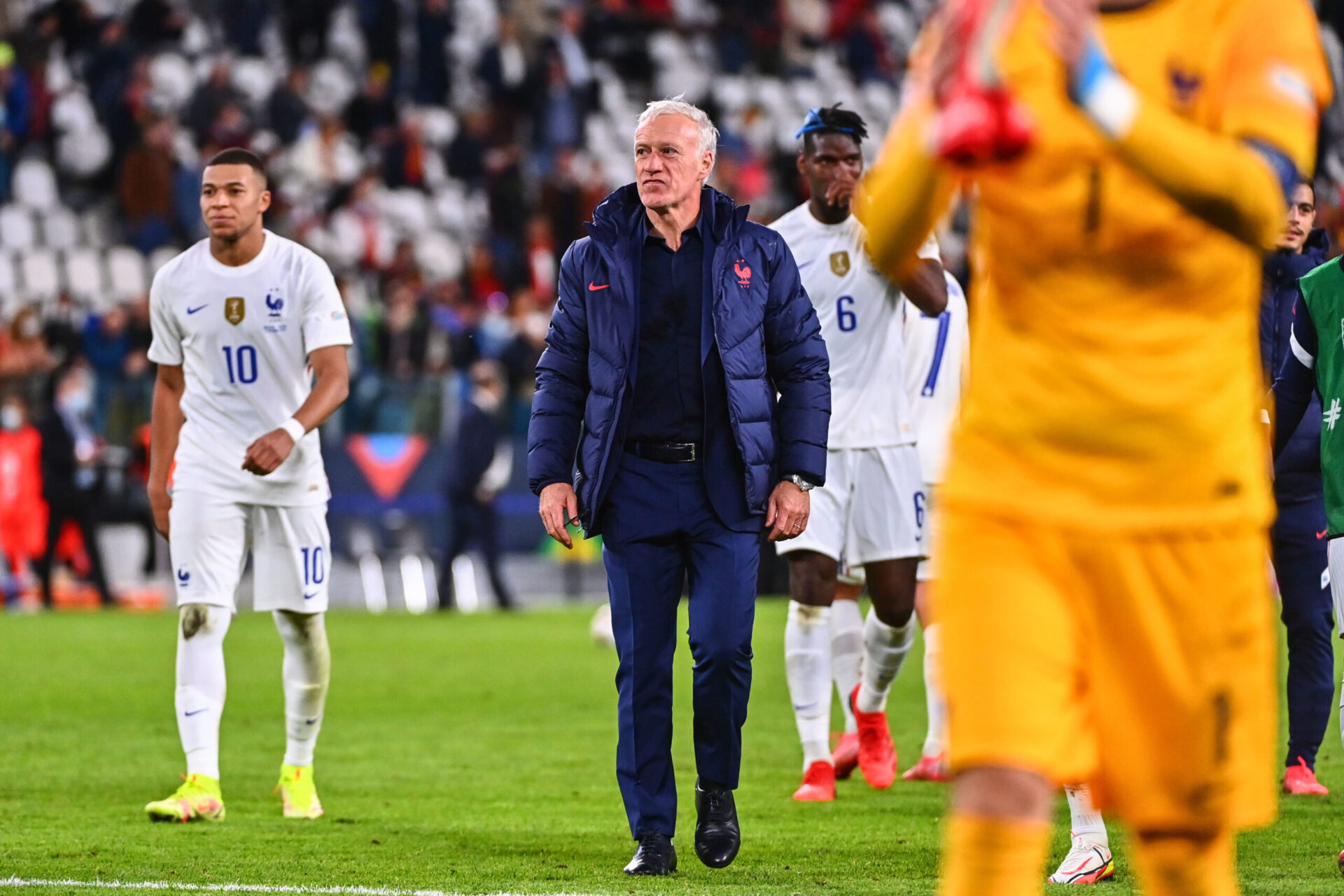 Didier Deschamps après la victoire contre la Belgique (iconsport)