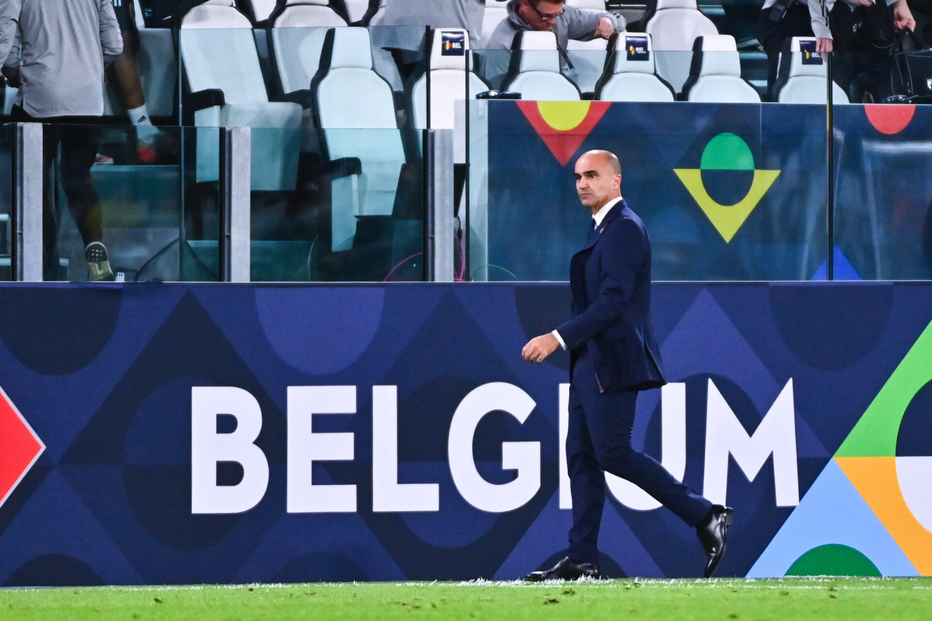 La déception de Roberto Martinez après la rencontre (iconsport)