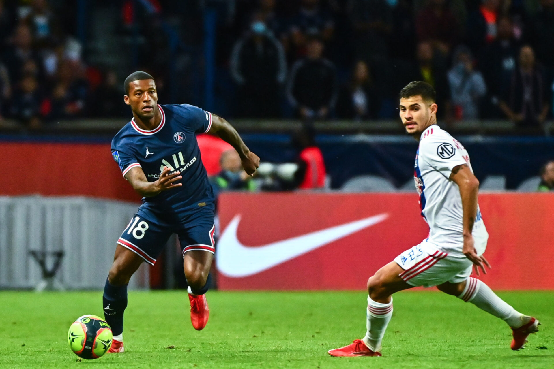 Georginio Wijnalldum contre l'OL, dimanche 19 septembre. Icon Sport