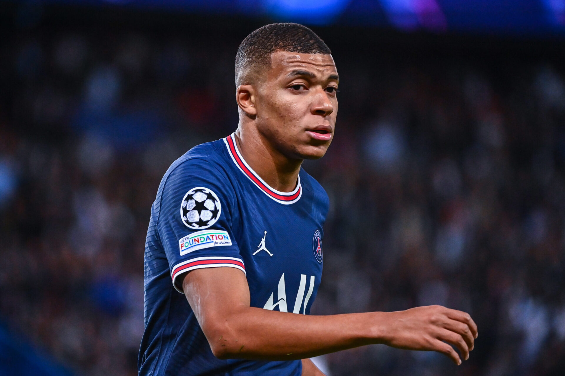 Kylian Mbappé sous le maillot du PSG (iconsport)