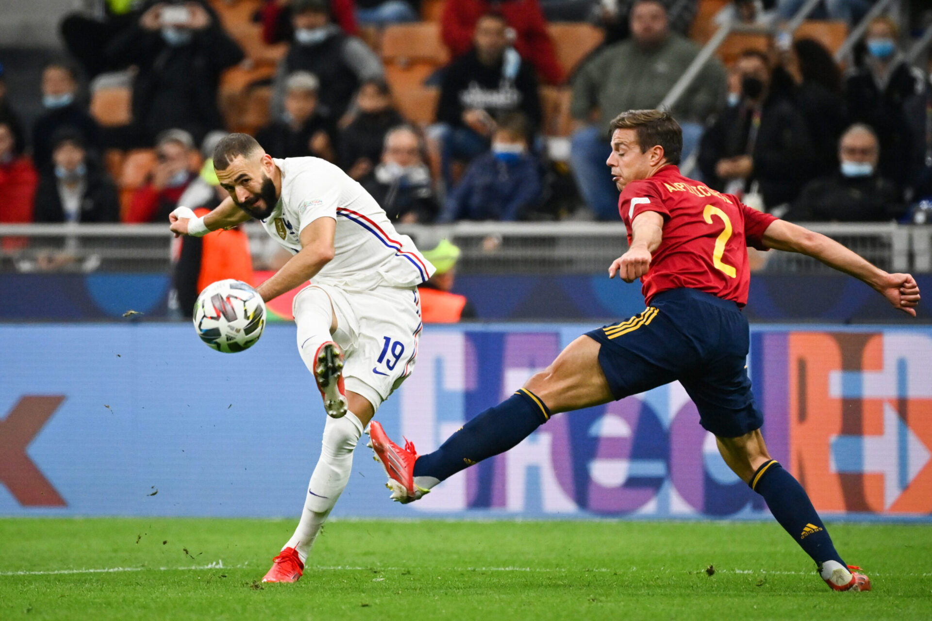 En Ligue des nations comme à l'Euro, Benzema a brillé et emmené toute l'équipe de France derrière lui (iconsport)