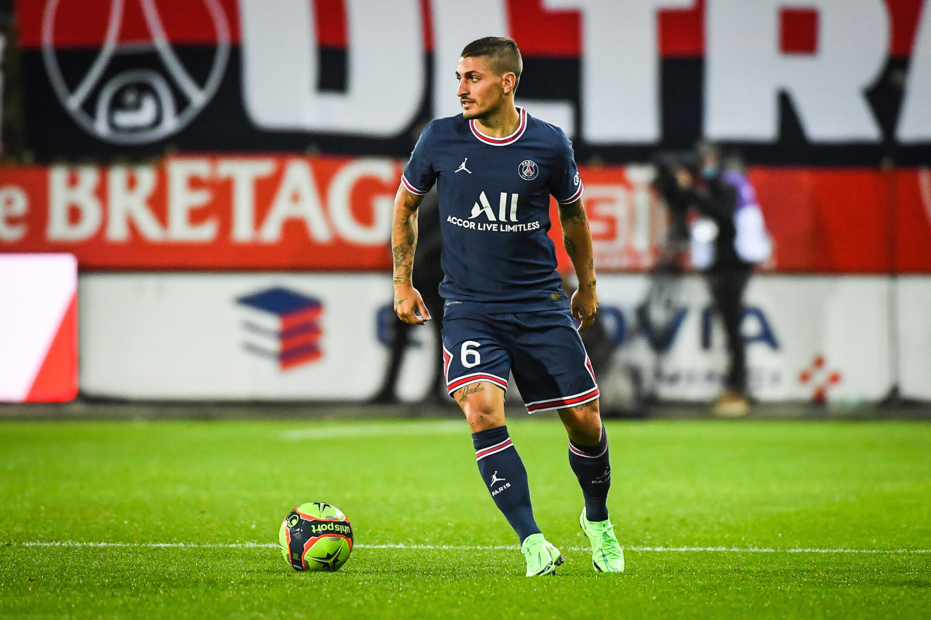 Marco Verratti sous le maillot du Paris Saint-Germain (IconSport)