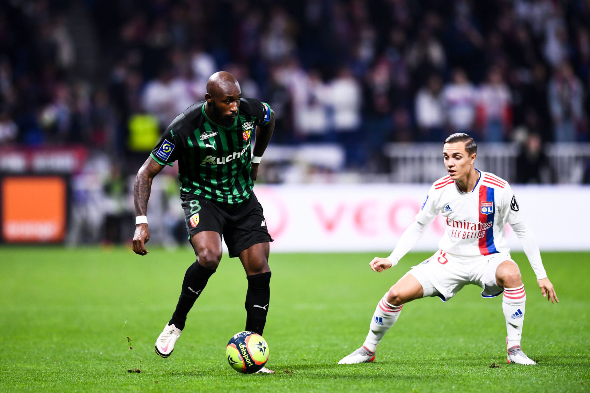 Seko Fofana a encore &eacute;t&eacute; &eacute;bahissant avec le RC Lens, mais cela n'a pas suffi pour rafler la victoire face &agrave; Lyon. Icon Sport