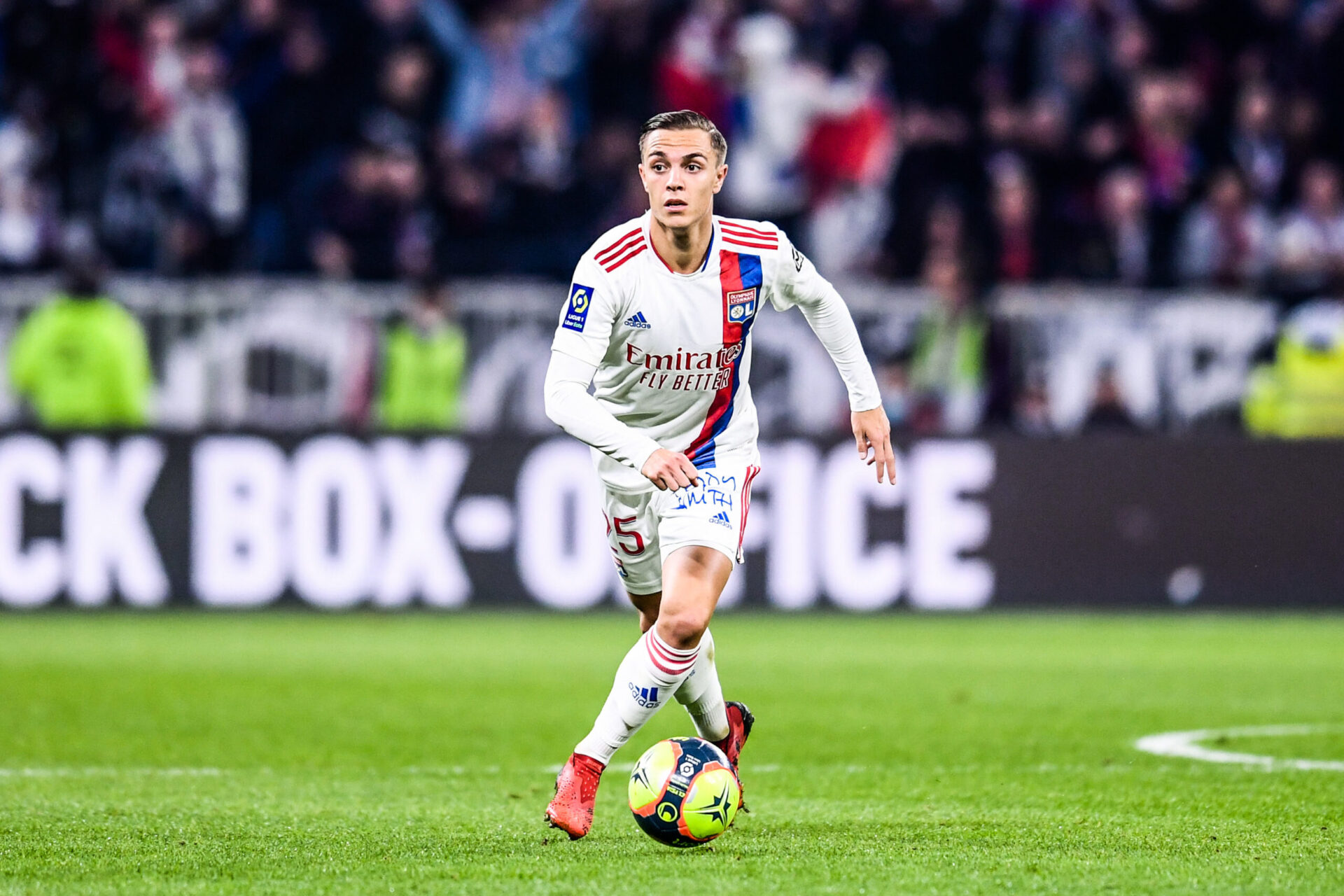 Alexander N&uuml;bel, sur la pelouse du Groupama Stadium lors du match de Ligue 1 contre l'Olympique Lyonnais. Icon Sport