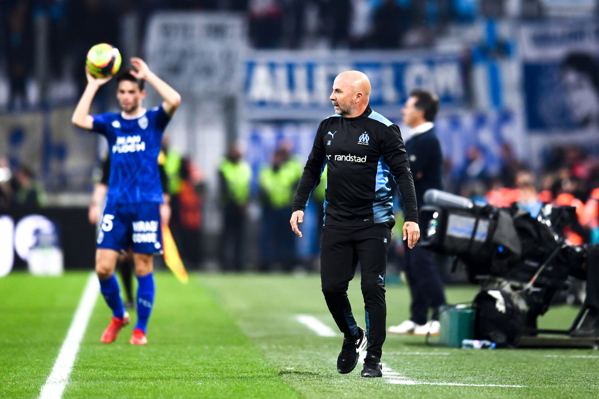 Jorge Sampaoli contre le FC Lorient. Icon Sport
