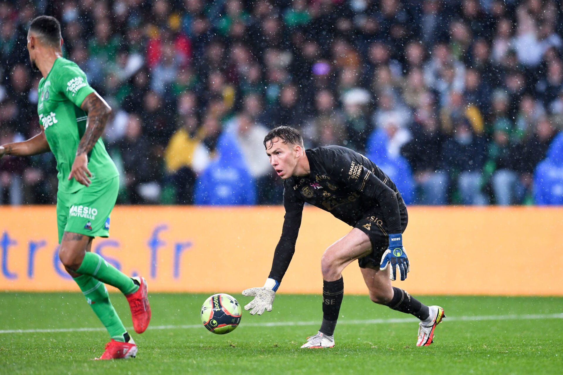 Les Verts peuvent envisager la suite sereinement si Etienne Green continue de sortir des prestations aussi monstrueuses dans les buts. Icon Sport