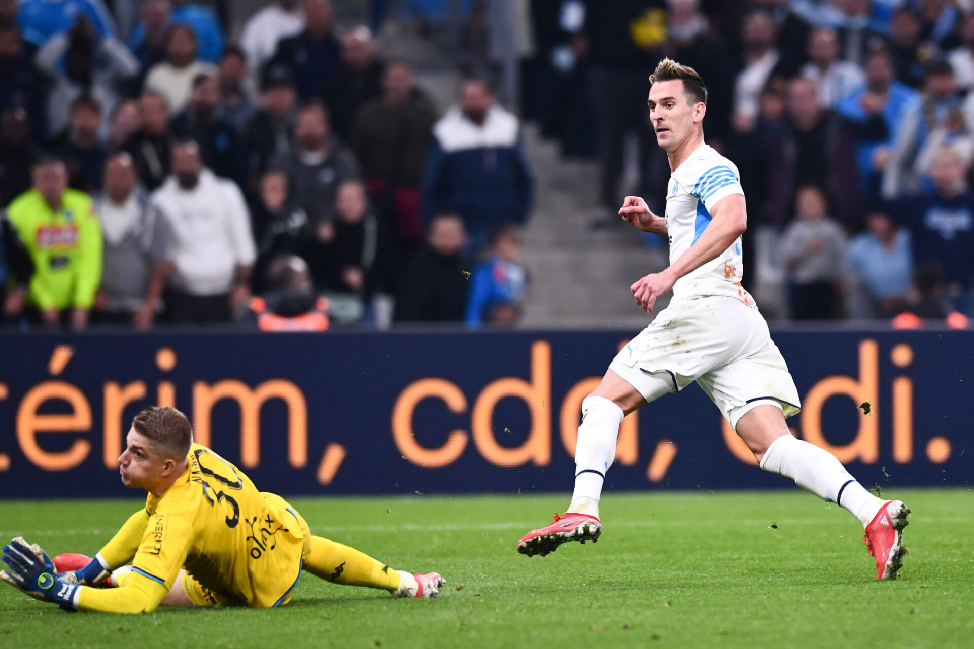 Arkadiusz Milik a marqué pour la première fois depuis le mois de mai contre Lorient (4-1), dimanche 17 octobre. Icon Sport Arkadiusz Milik a marqué pour la première fois depuis le mois de mai contre Lorient (4-1), dimanche 17 octobre. Icon Sport