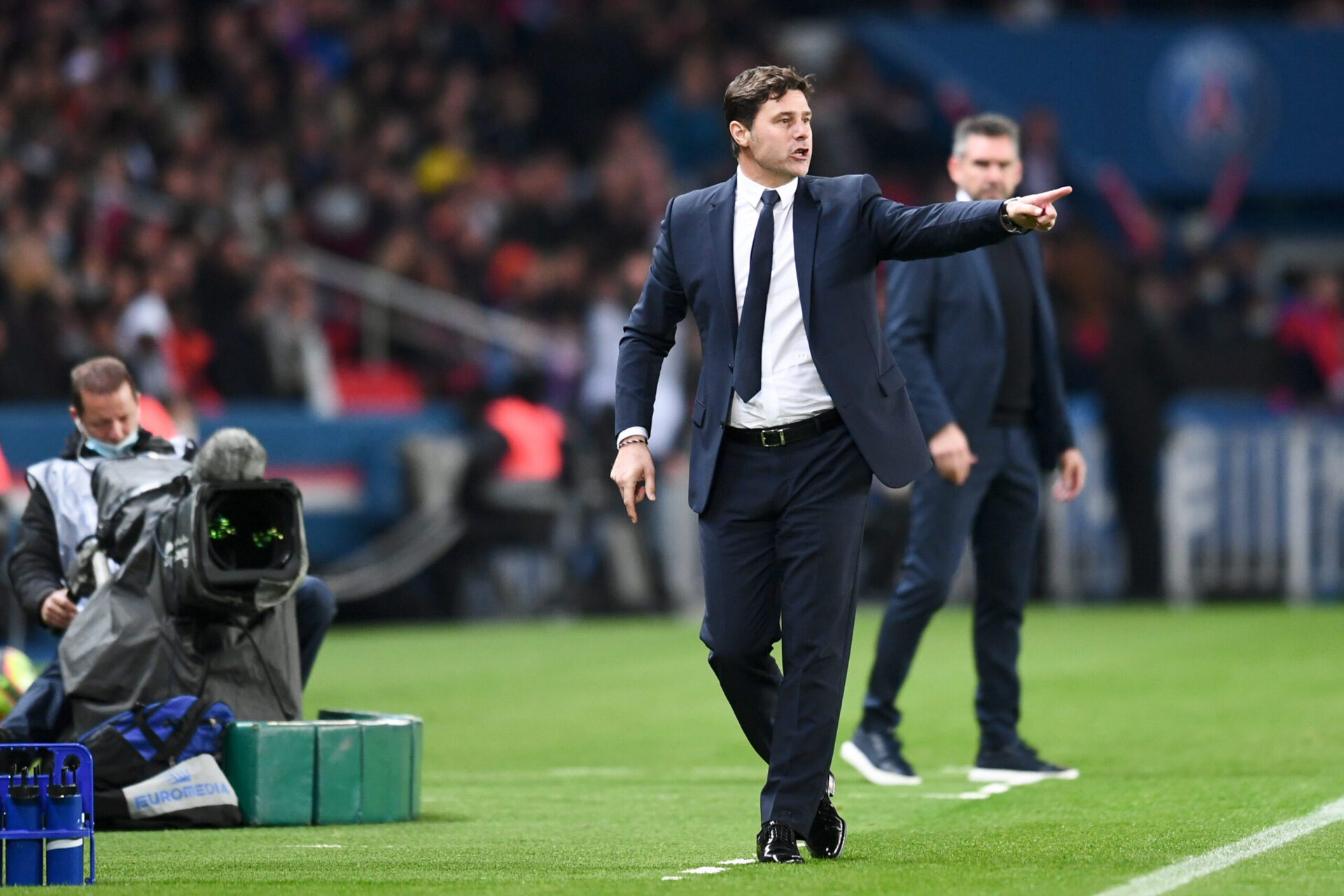 Apr&egrave;s la victoire sur Lille, Mauricio Pochettino s'est voulu rassurant au sujet de Messi sorti "par pr&eacute;caution" (iconsport)