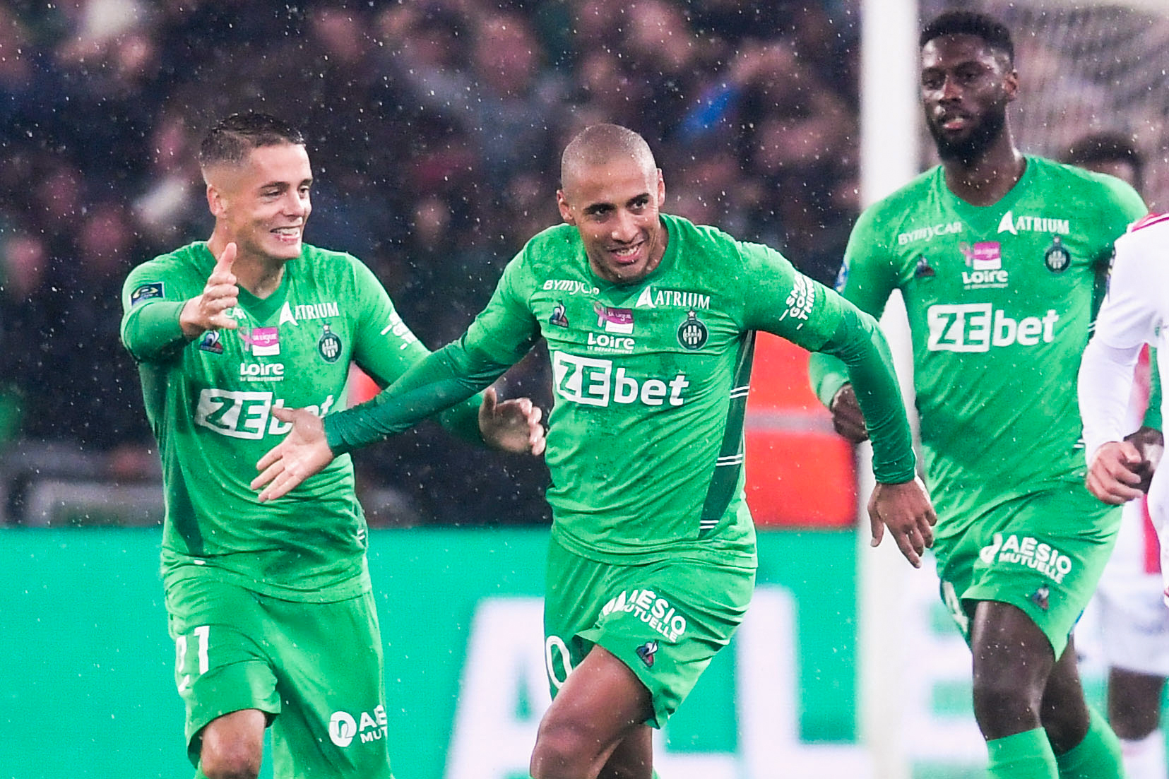 Saint-Étienne a égalisé dans les derniers instants du match face à Lyon (iconsport)