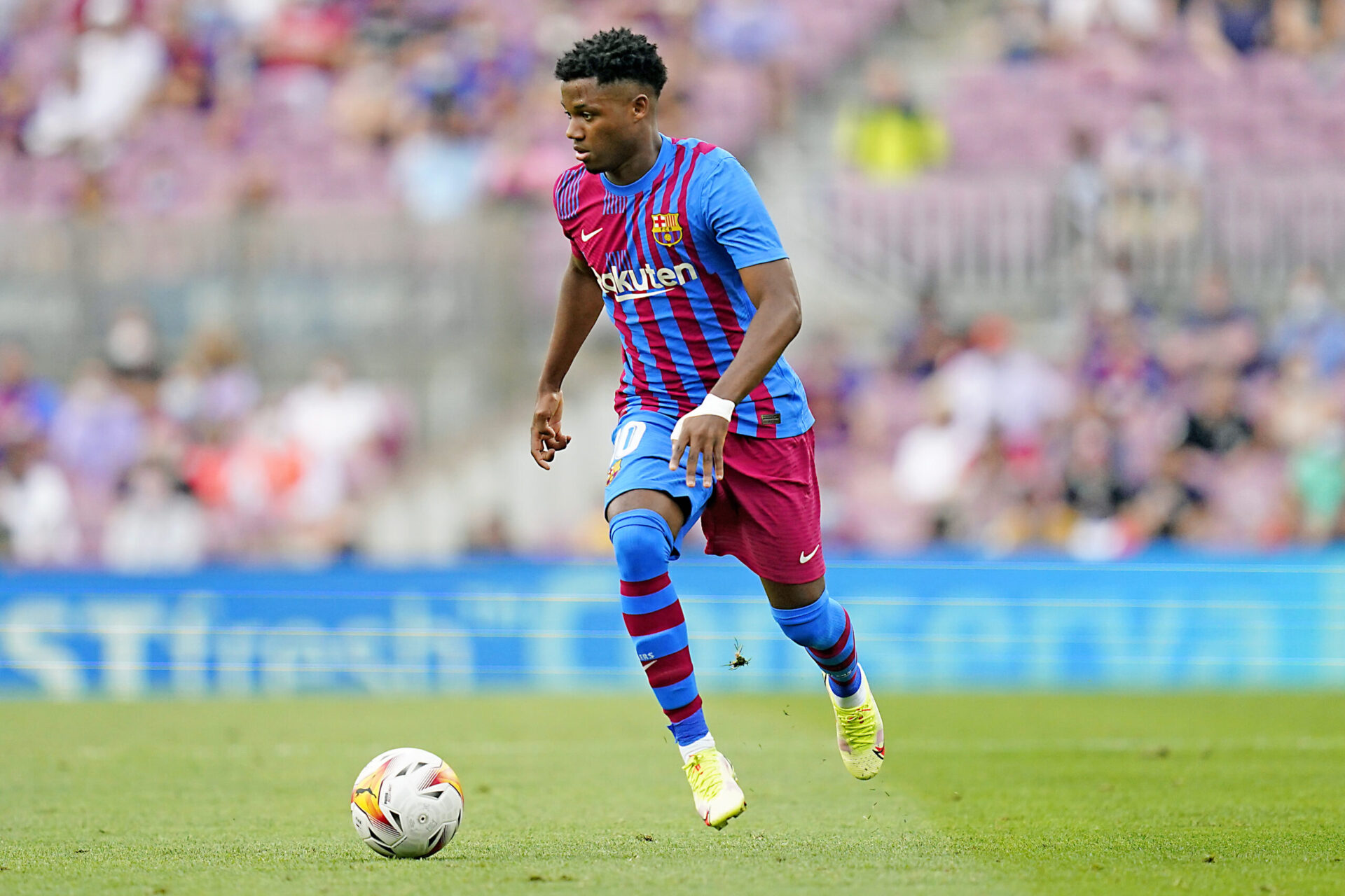 Ansu Fati sous les couleurs du FC Barcelone (IconSport)