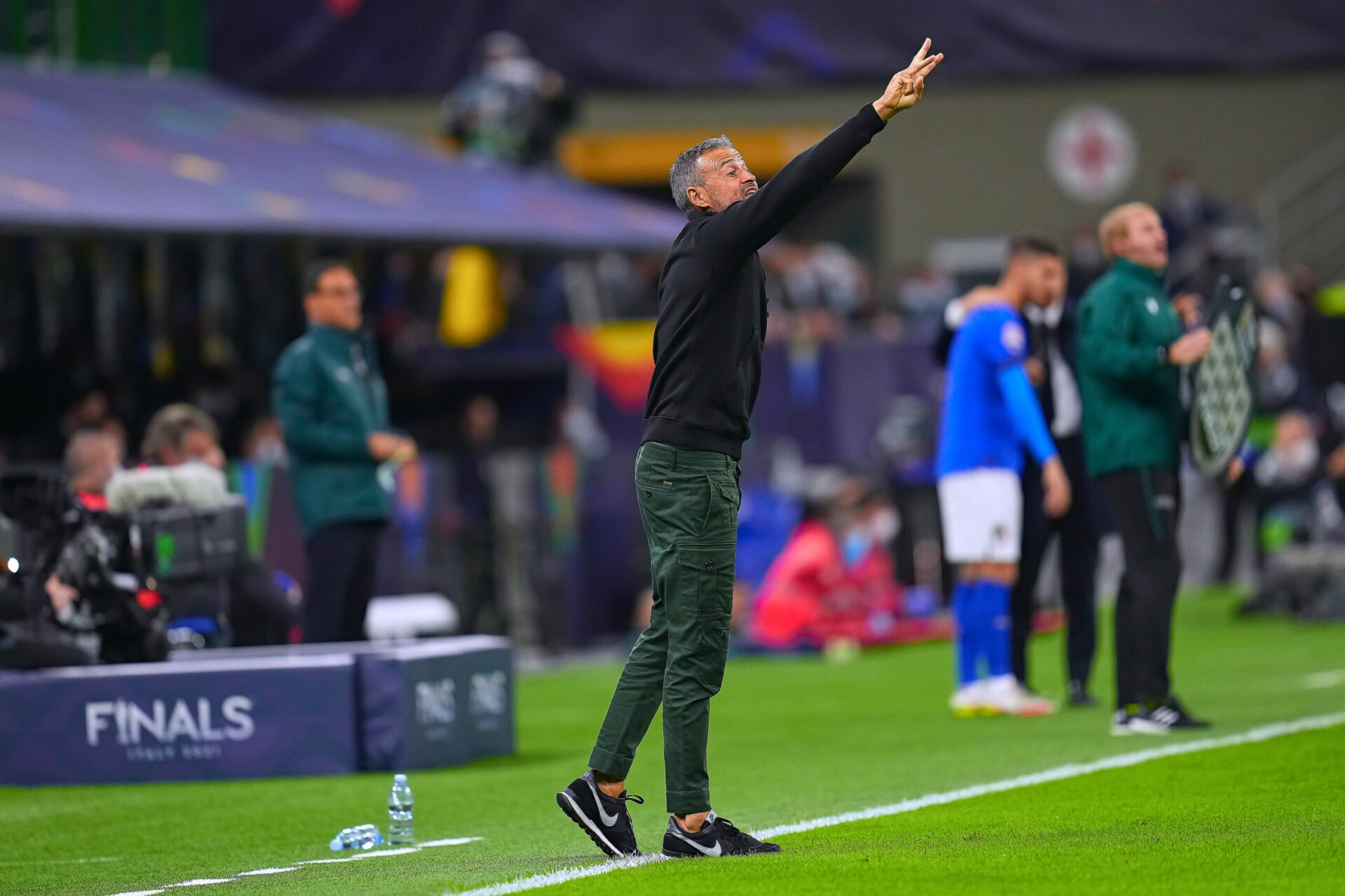 Luis Enrique sur le banc de l'Espagne (iconsport)