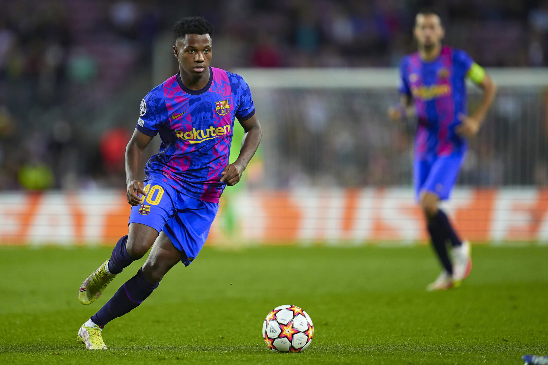 En grande forme depuis son retour de blessure, Ansu Fati sera l'un des atouts majeurs du Bar&ccedil;a face au Real (iconsport)