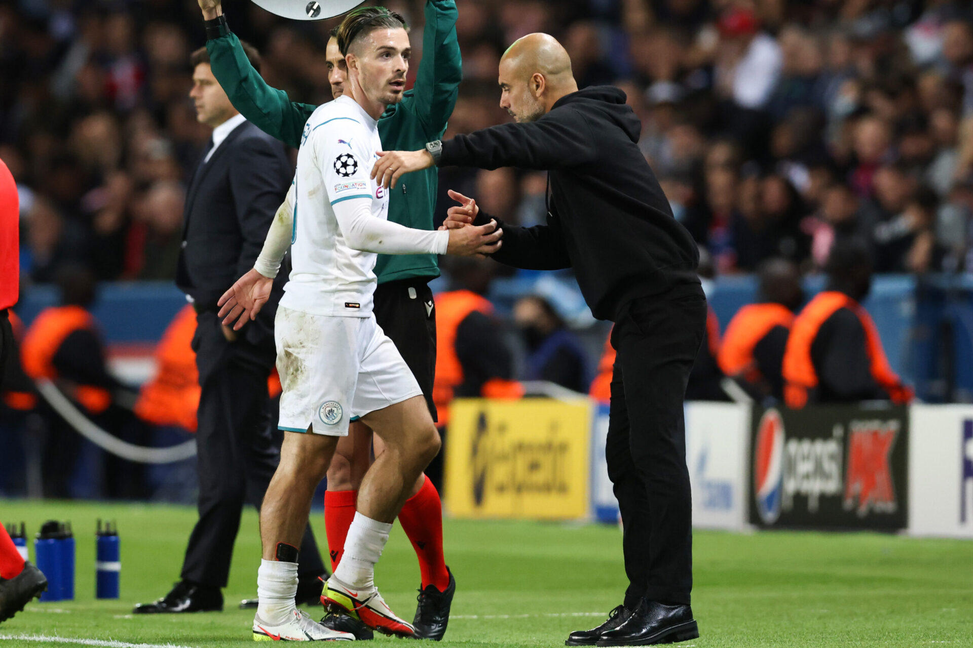 Guardiola ne pense pas avoir encore trouvé la façon optimale d'utiliser le potentiel de Grealish dans son équipe (iconsport)