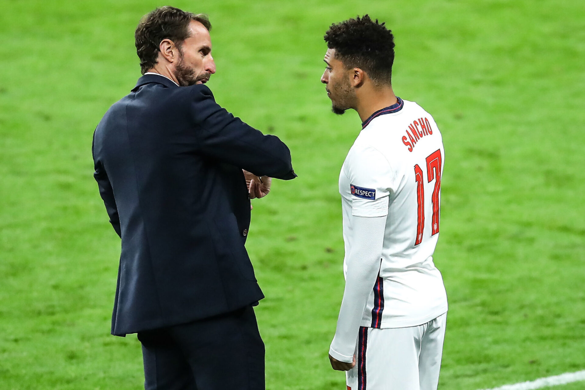 Jadon Sancho n'est revenu &agrave; l'entra&icirc;nement collectif que le 9 ao&ucirc;t apr&egrave;s l'Euro avec l'Angleterre. Icon Sport