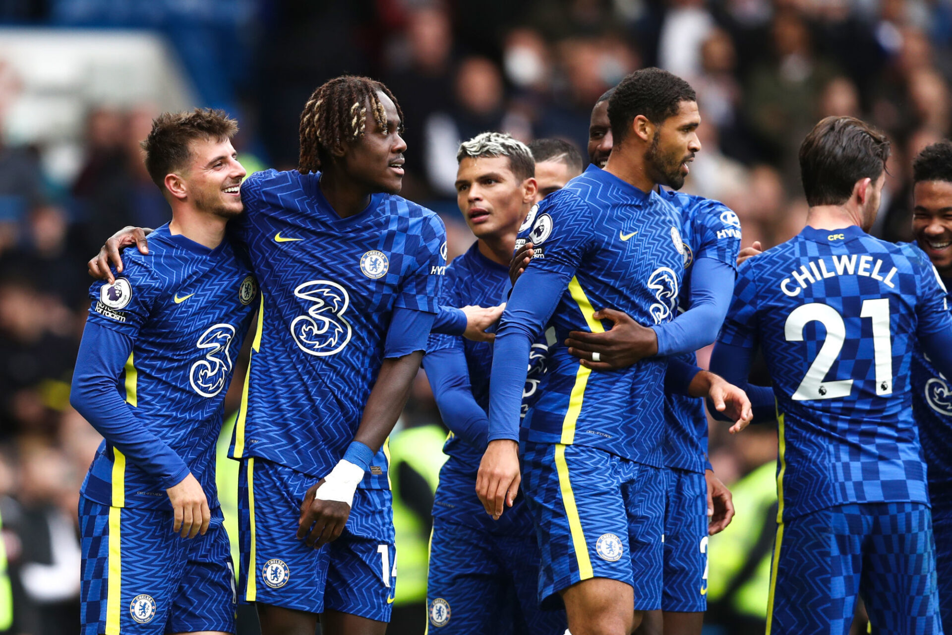 Apr&egrave;s leur d&eacute;monstration contre Norwich (7_0) samedi 23 octobre, les Blues de Chelsea affrontent Southampton en Carabao Cup, mardi 26 octobre. Icon Sport