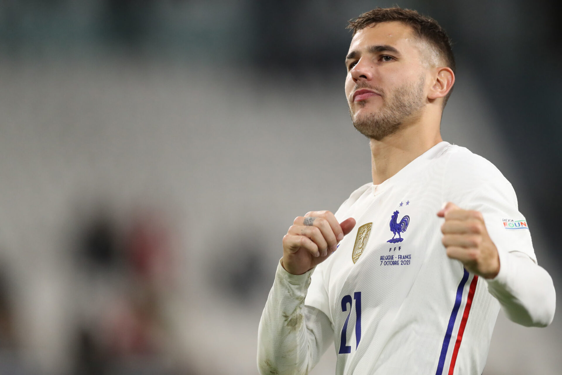 Lucas Hernandez s'en sort bien. Icon Sport Lucas Hernandez s'en sort bien. Icon Sport