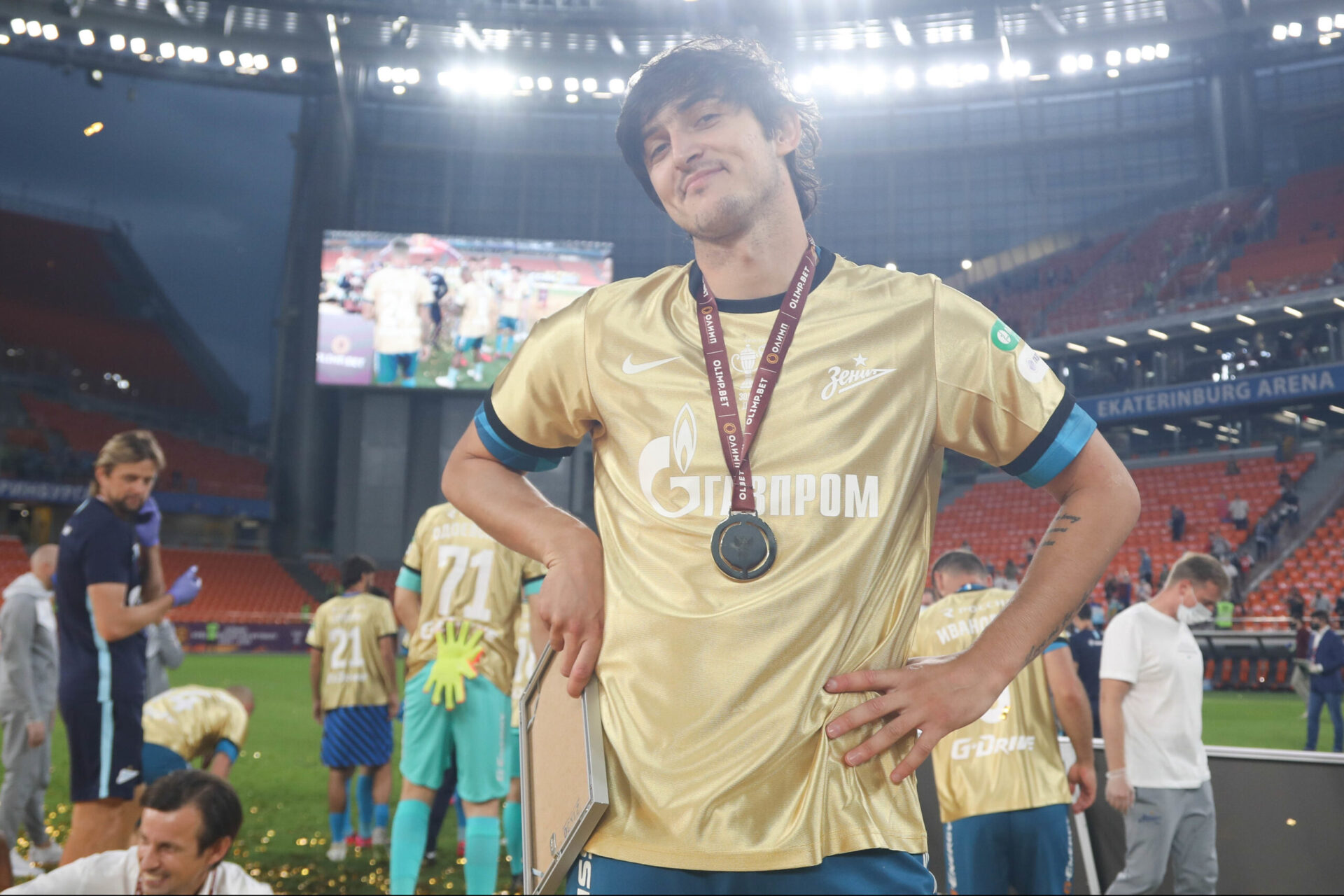 Azmoun a notamment remporté la coupe de Russie avec le Zenith en 2020 (iconsport)