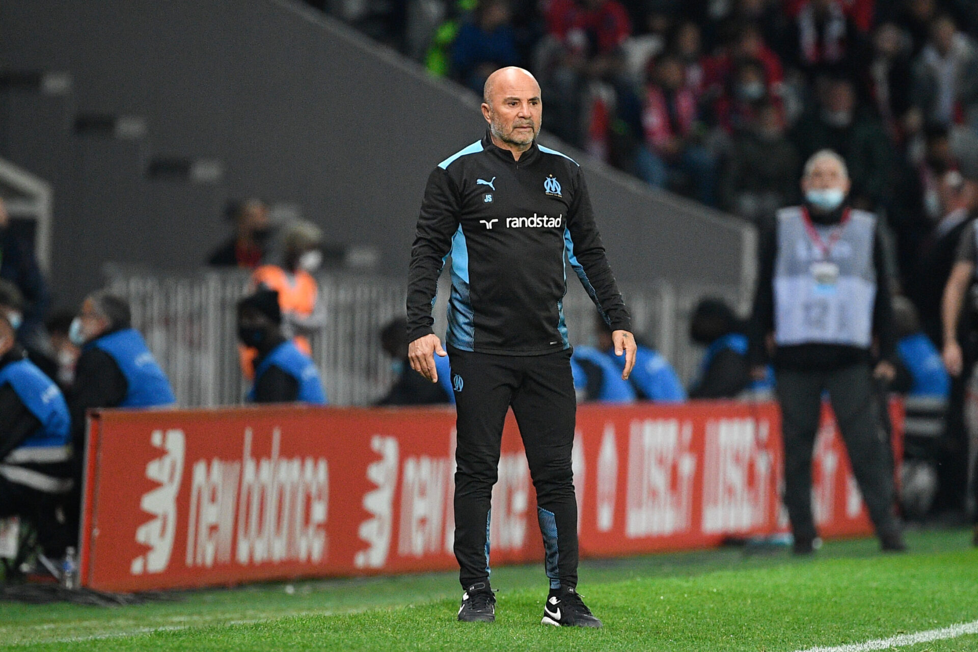 Jorge Sampaoli sur le banc marseillais (iconsport) Jorge Sampaoli sur le banc marseillais (iconsport)
