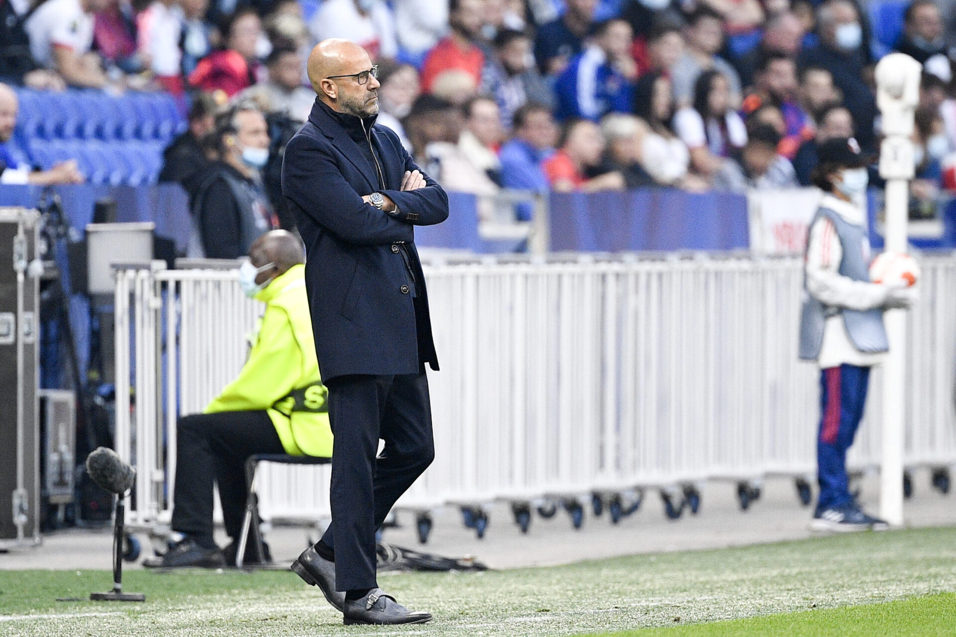 Peter Bosz sur le banc lyonnais (iconsport)