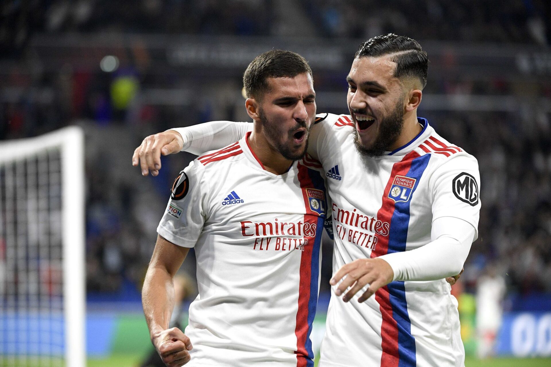 Rayan Cherki (à droite) est aux anges après sa convocations avec l'équipe de France Espoirs. Icon Sport