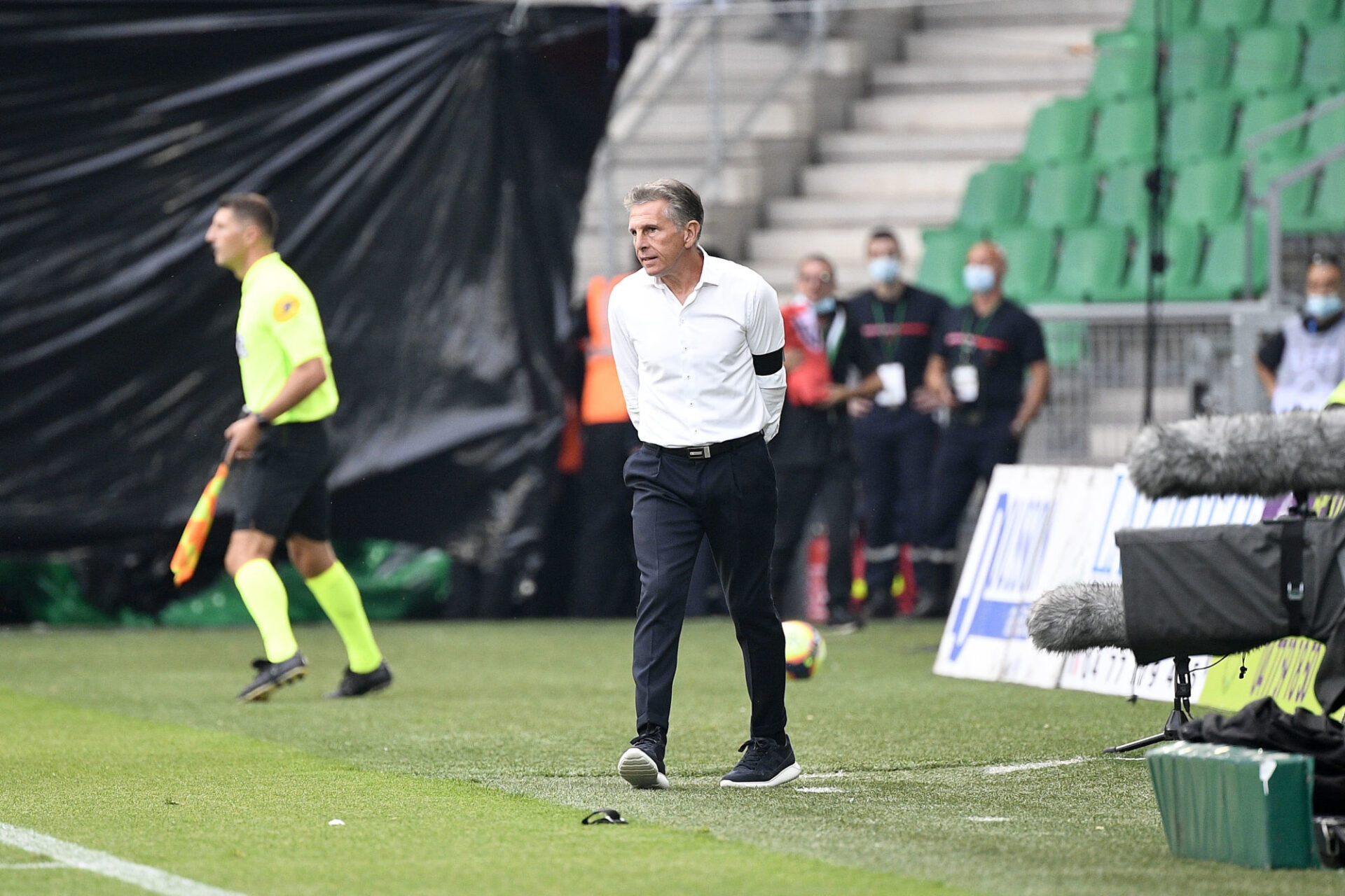Claude Puel se sait menacé, mais il reste focalisé sur sa mission avec Saint-Etienne. Icon Sport