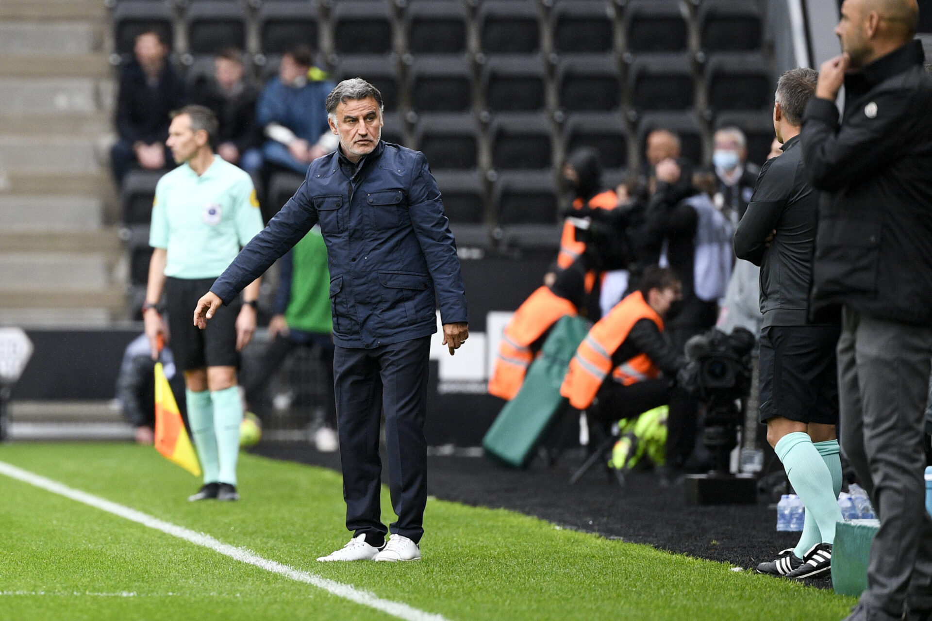 Christophe Galtier sur le banc ni&ccedil;ois (iconsport)