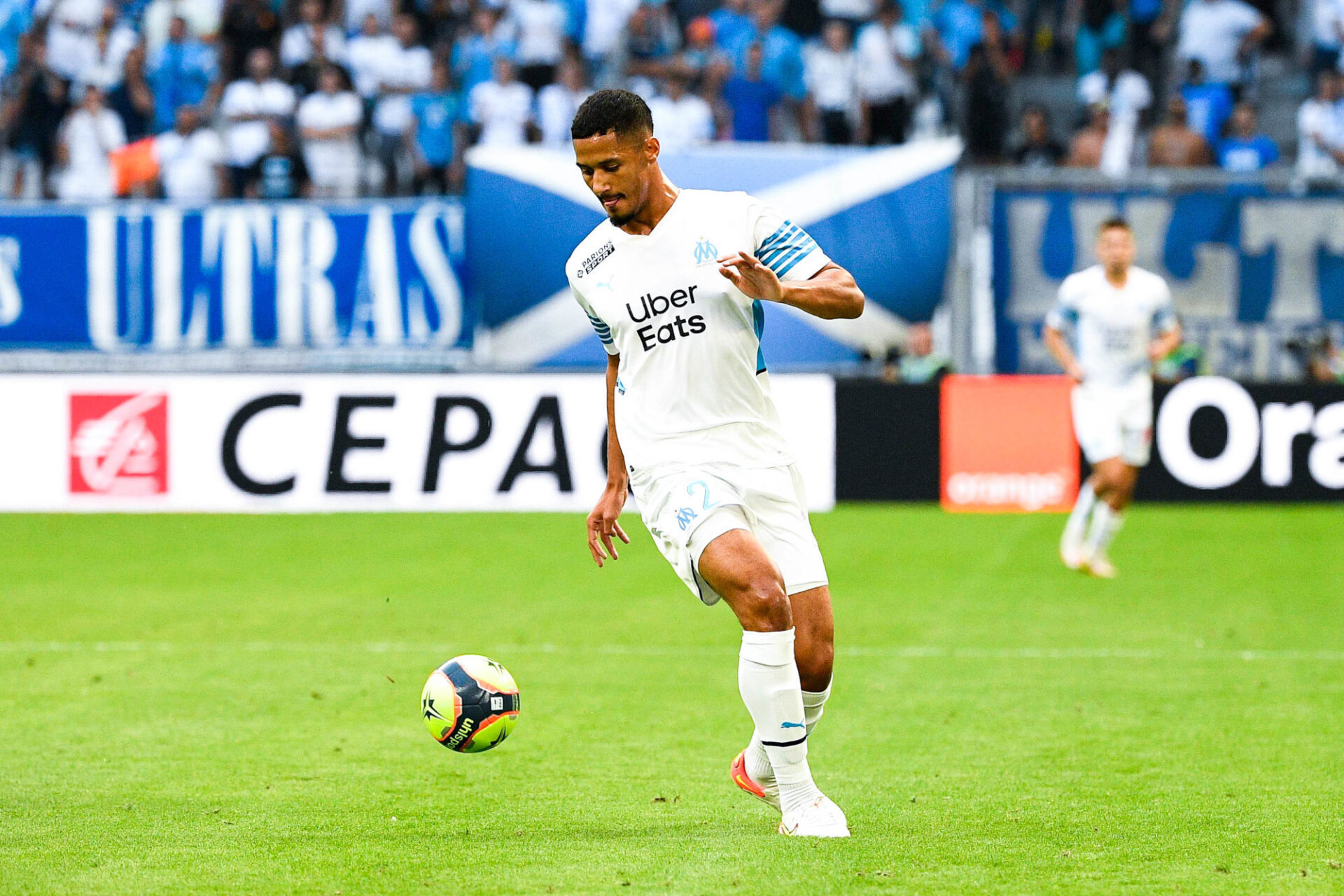 Pape Gueye a appr&eacute;ci&eacute; la chaude ambiance au V&eacute;lodrome face au PSG. Icon Sport