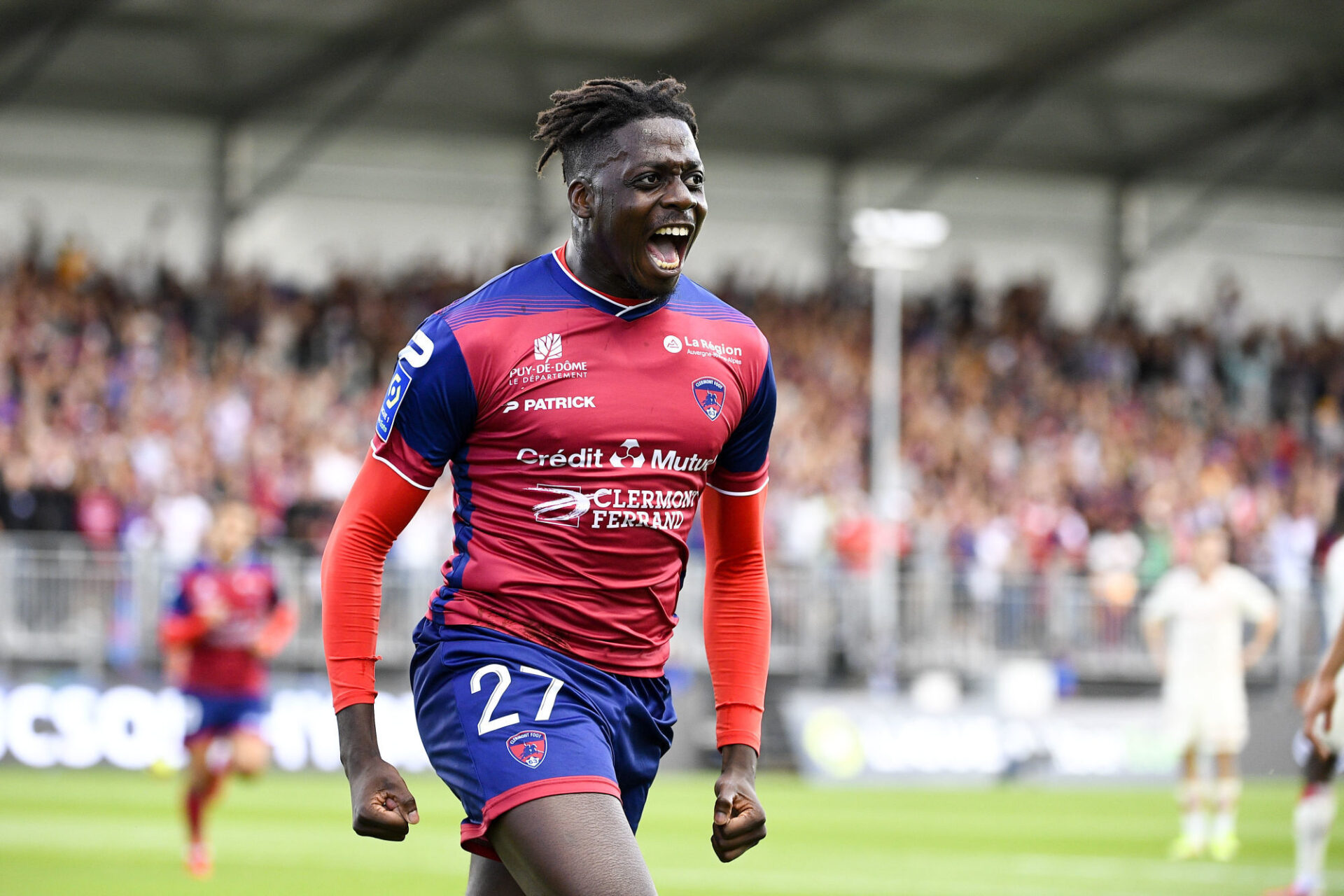 Mohamed Bayo fait le bonheur de Clermont, qu'il a porté en Ligue 1 pour la première fois de l'histoire du club. Icon Sport