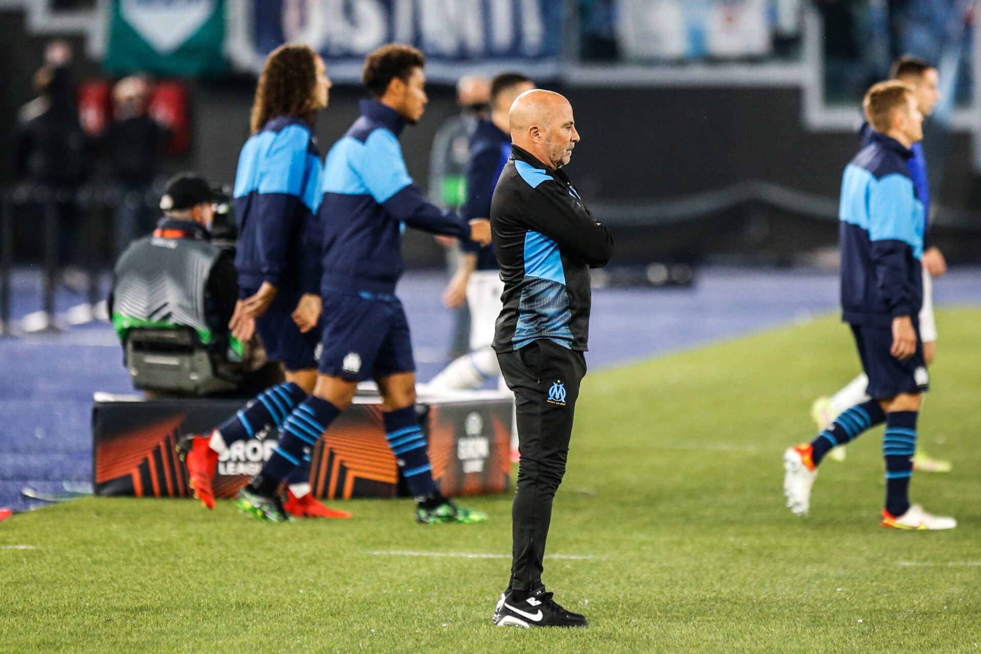 Jorge Sampaoli s'est mouill&eacute; concernant les incidents des supporters marseillais face au PSG... mais pas trop non plus. Icon Sport