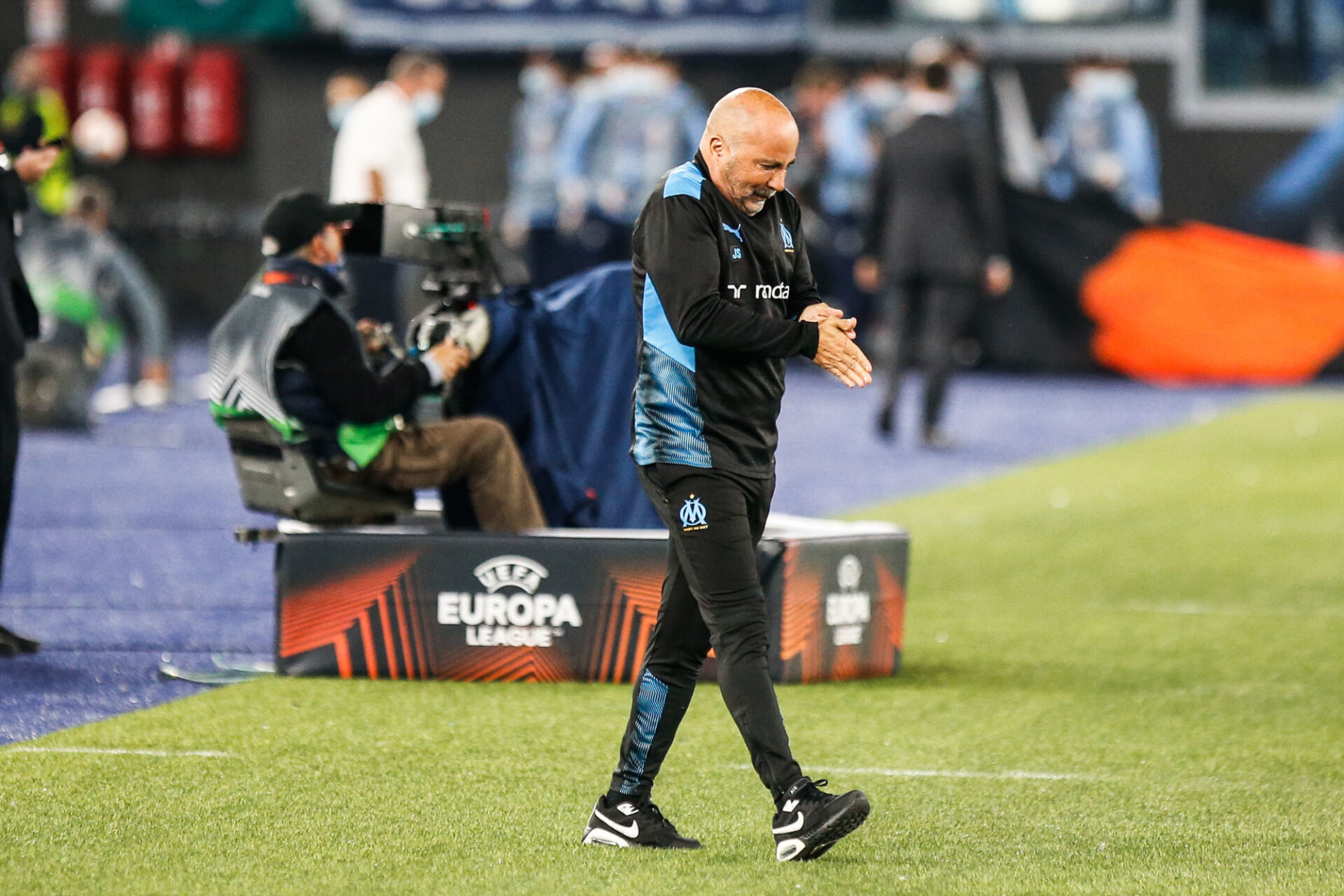 Jorge Sampaoli contre la Lazio. Icon Sport