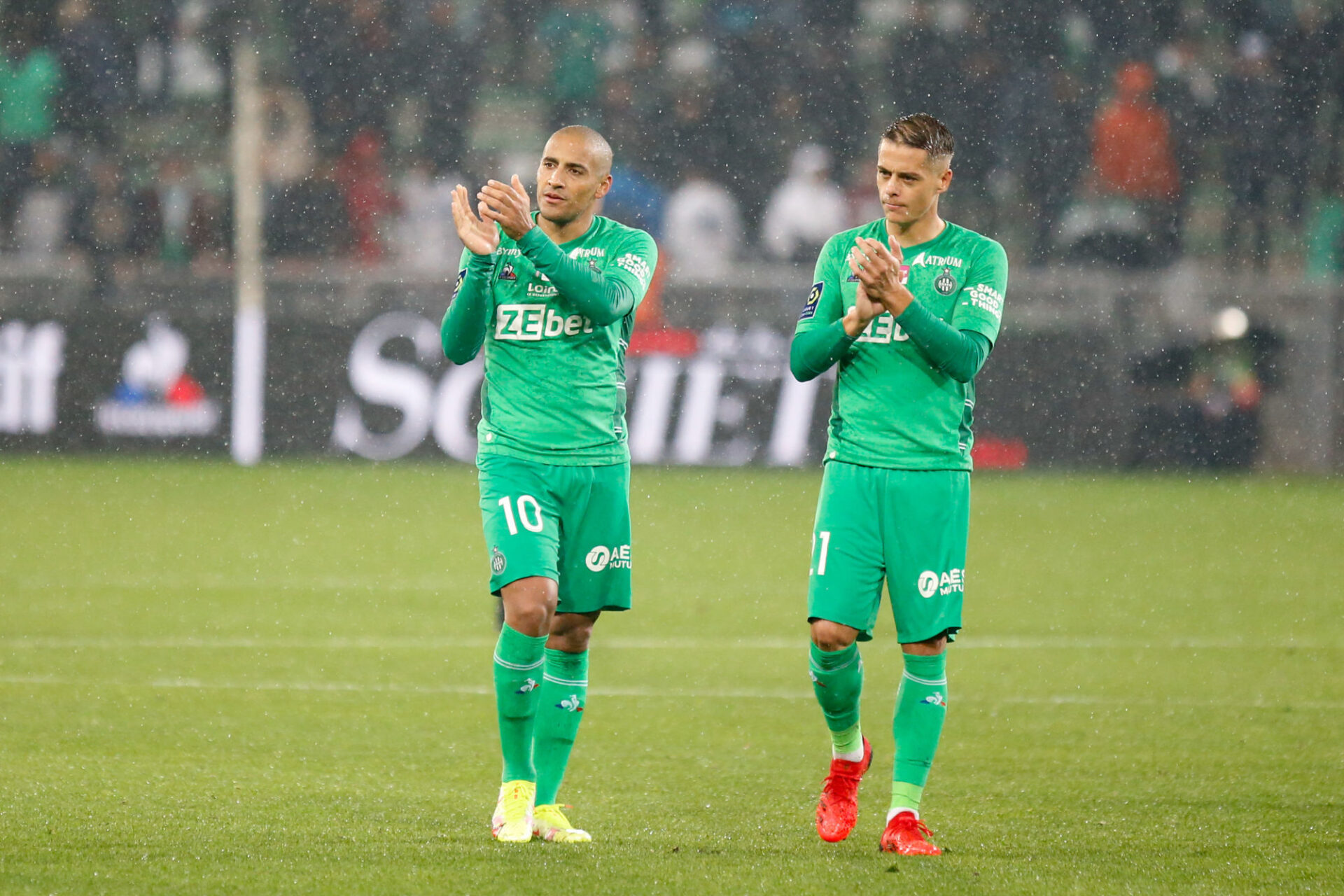 S'ils retrouvent de l'efficacité, les Verts de Wahbi Khazri et Romain Hamouma peuvent faire trembler beaucoup de défenses. Icon Sport